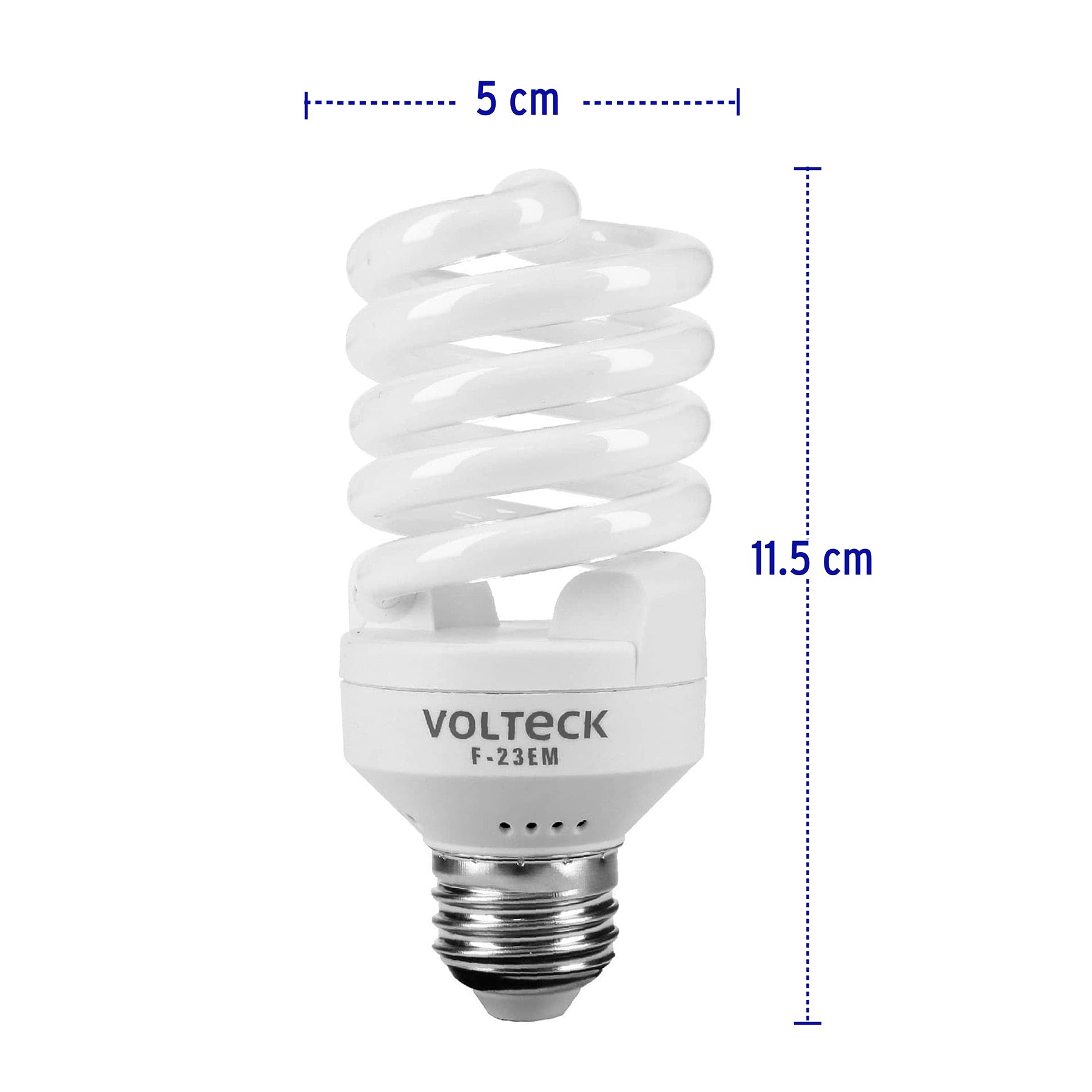Lámpara espiral mini T2 23 W luz de día en blíster, Volteck