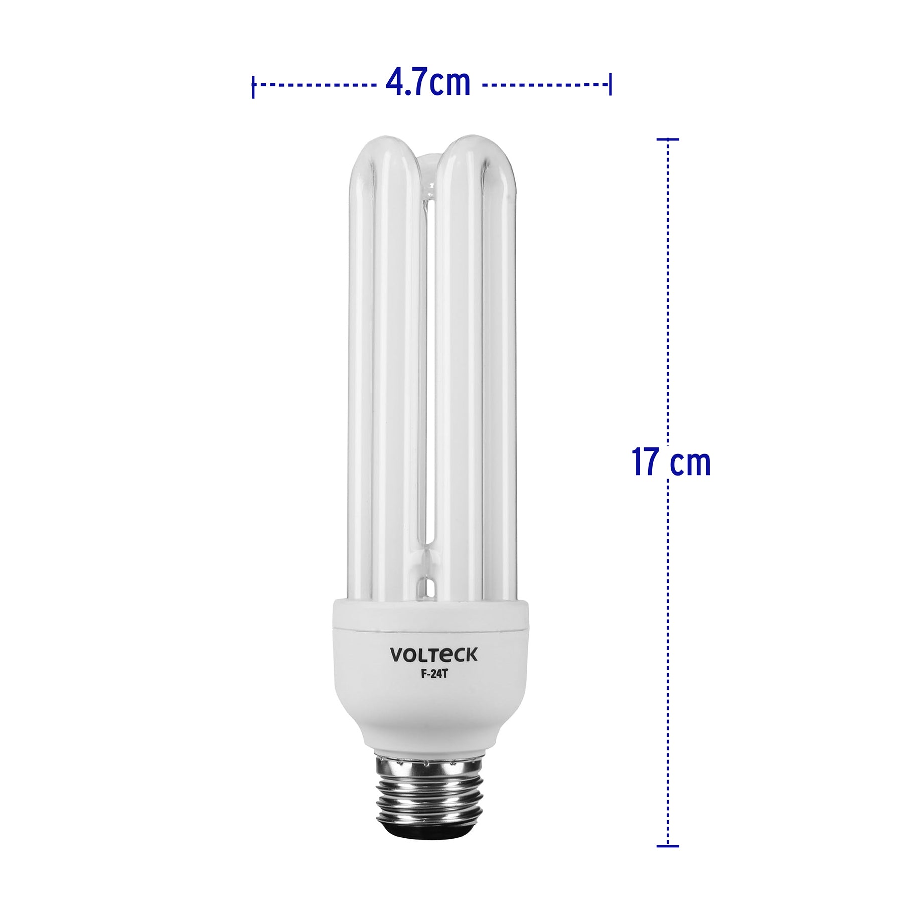 Lámpara triple T4 24 W luz de día en blíster, Volteck
