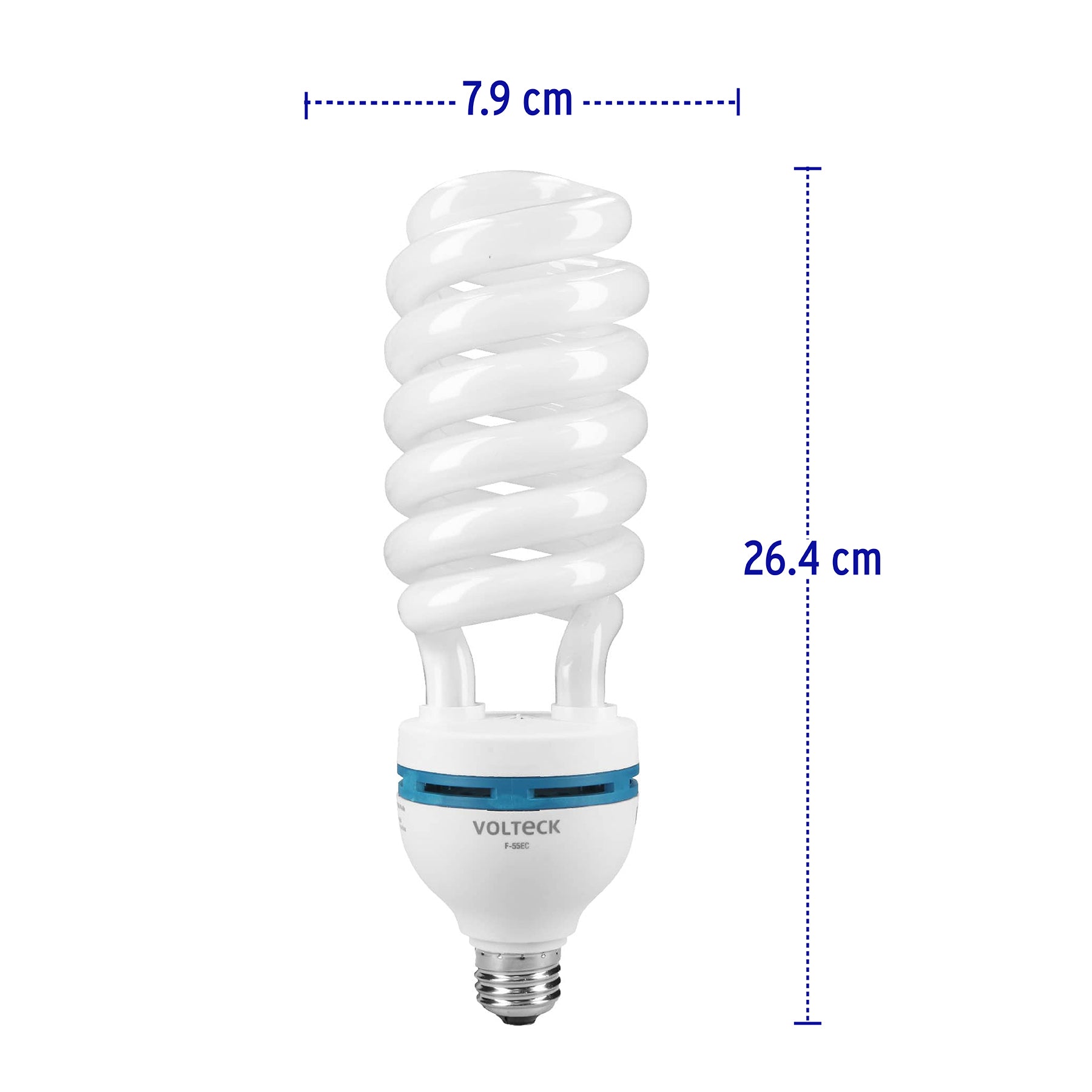 Lámpara espiral T5 55 W alta potencia luz de día, caja