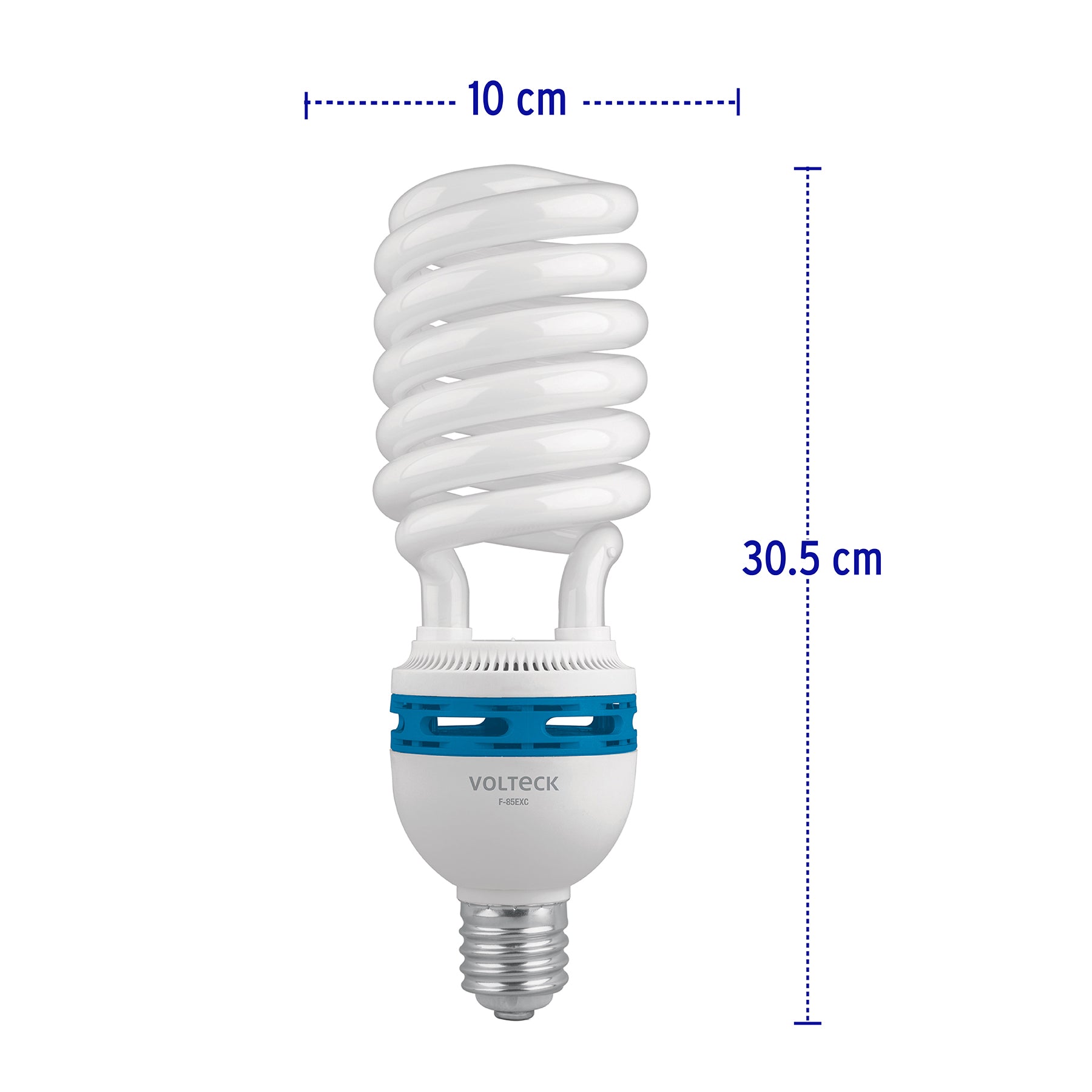 Lámpara espiral 85 W base mogul E39 220 V luz día, caja