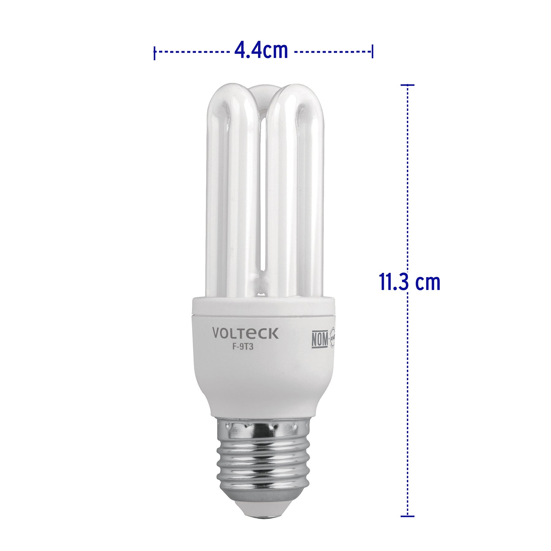 Lámpara triple T3 9 W luz de día en blíster, Volteck