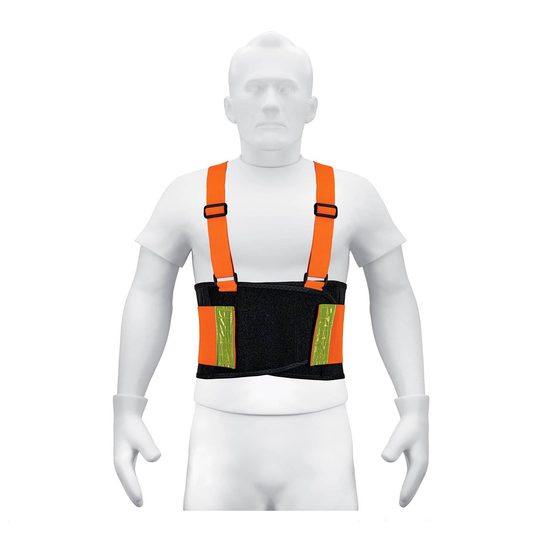 Faja lumbar naranja con cintas de alta visibilidad, XG, Truper