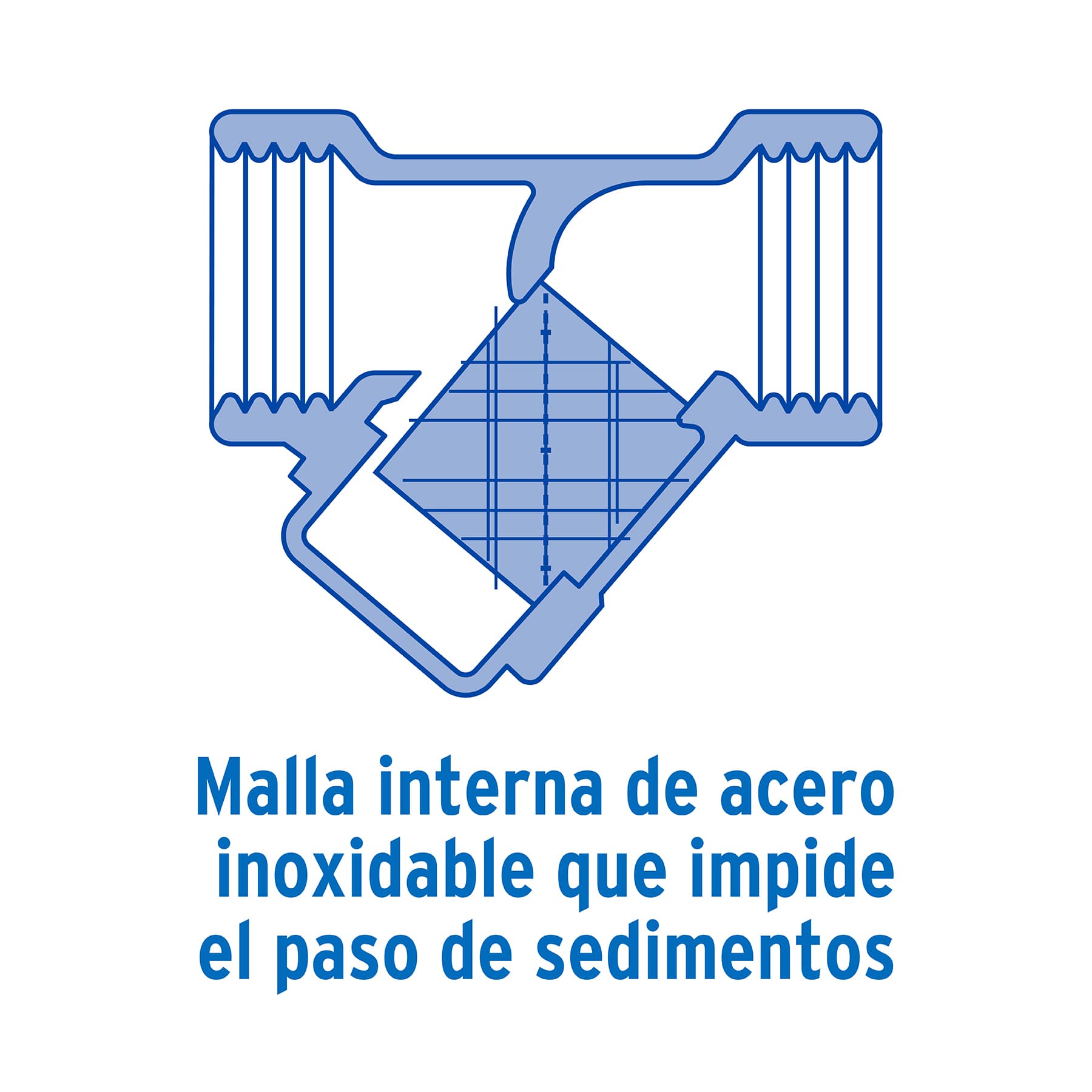 Filtro de latón en Y de 3/4", Foset