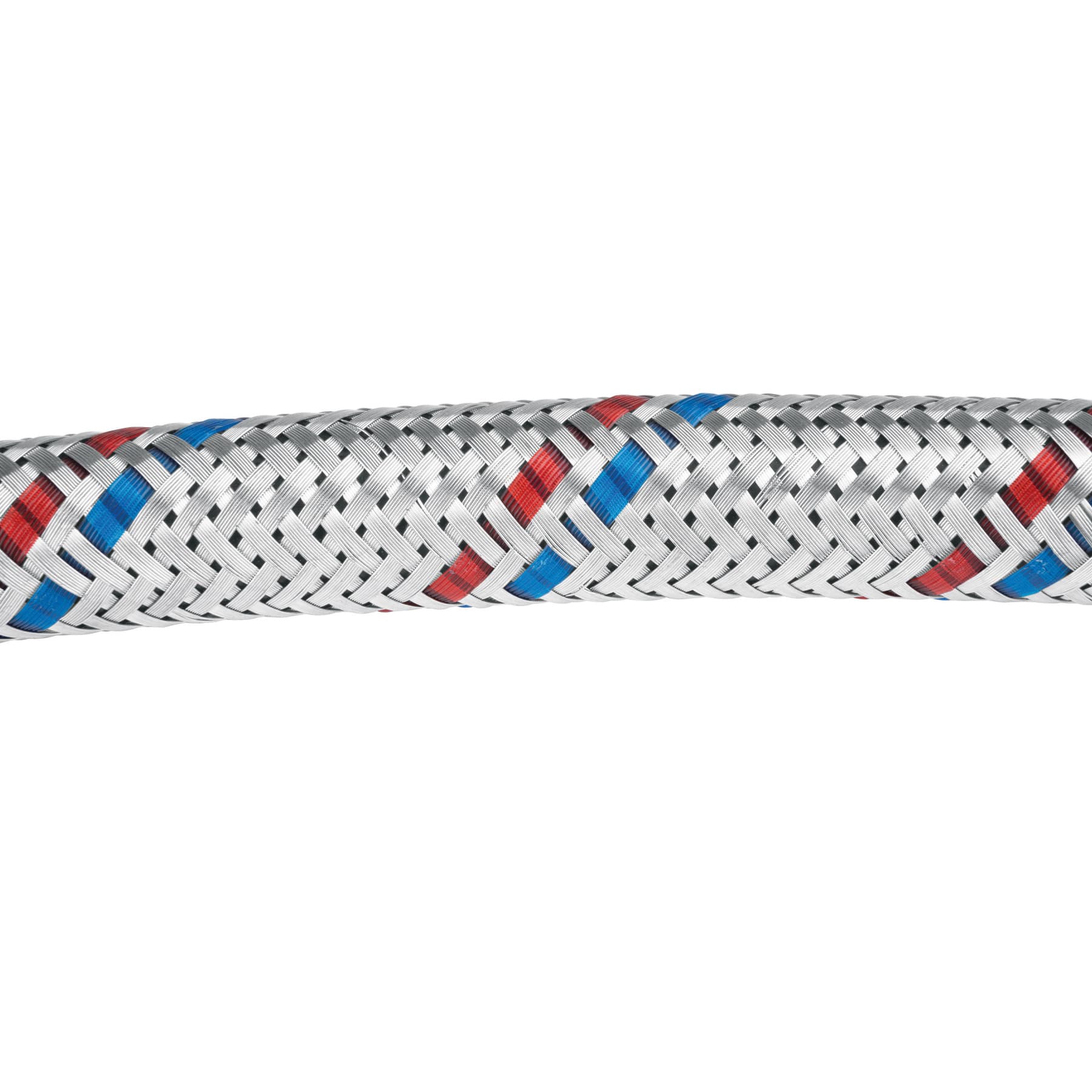 Manguera lavabo/fregadero, aluminio, 1/2"x1/2",40 cm, Basic