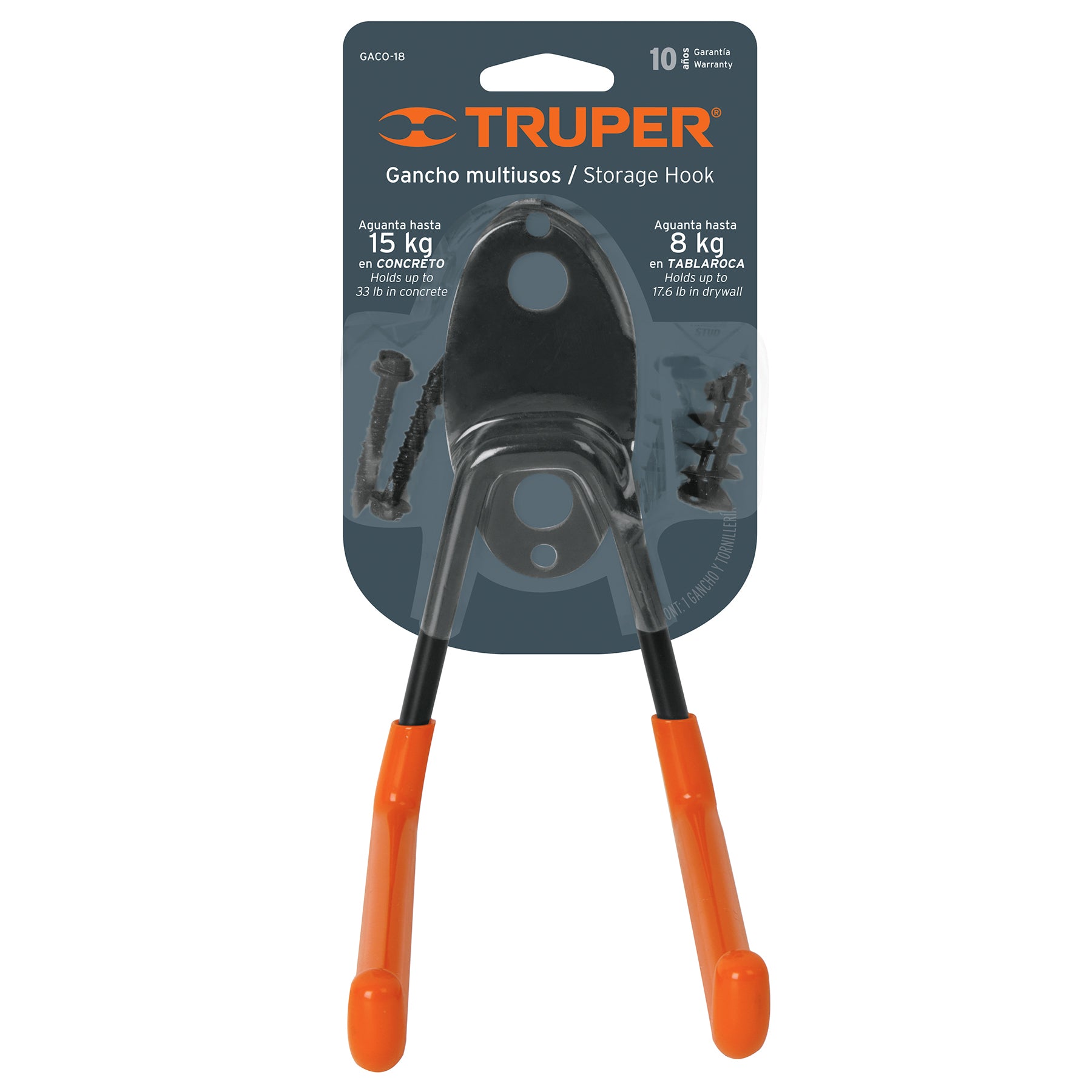 Gancho multiusos para colgar, 13 cm, Truper