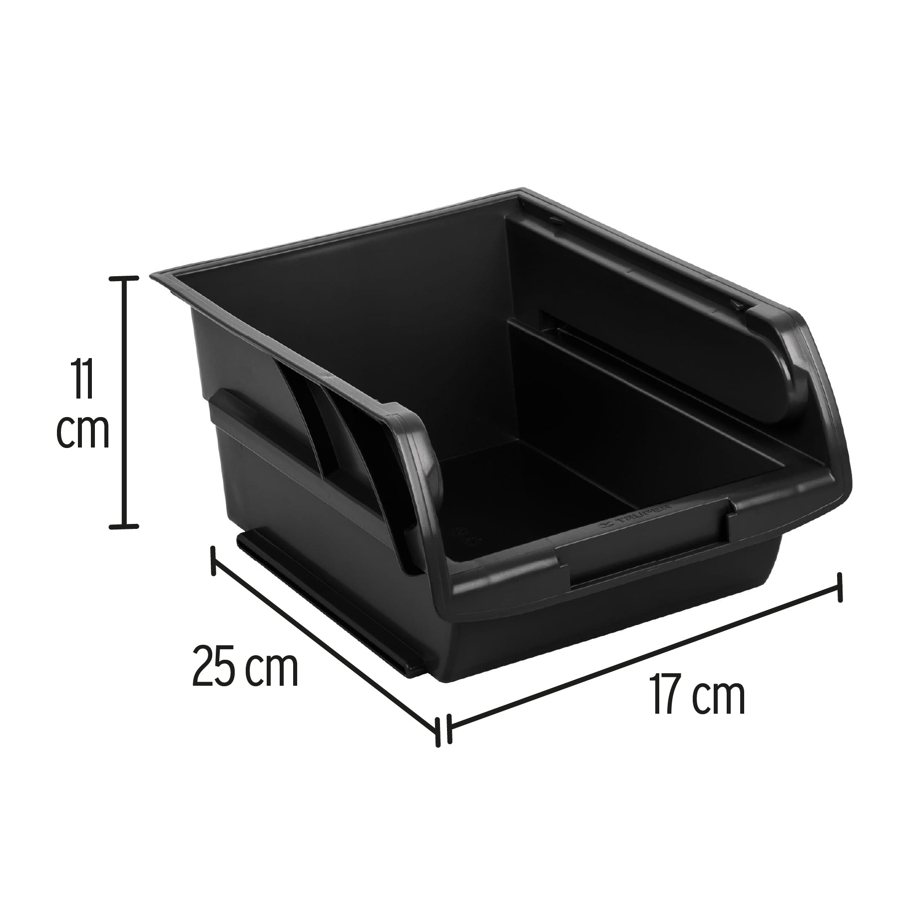 Gaveta apilable #3 de plástico, 25 x 17 x 11 cm, Truper
