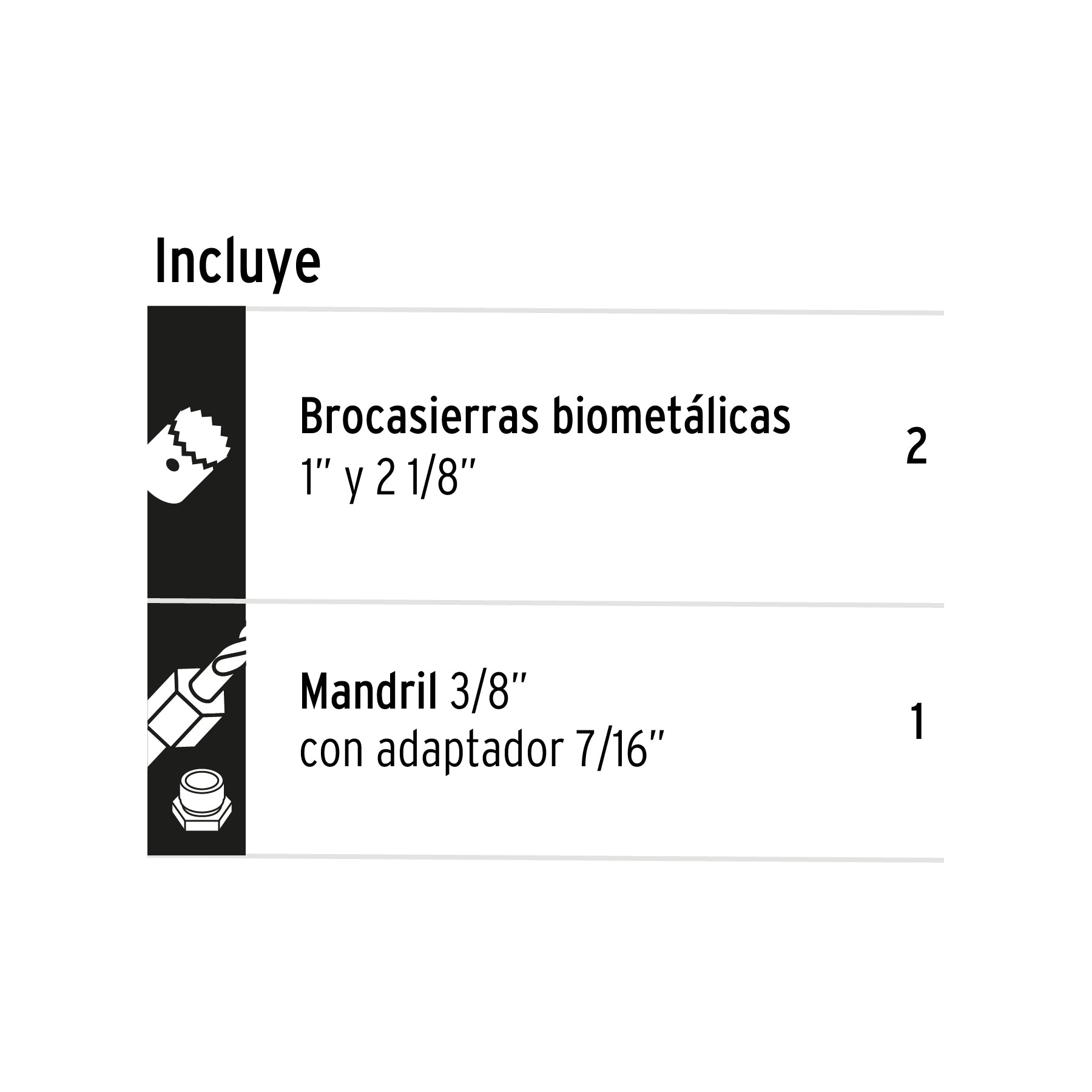 Juego de 3 piezas para instalar cerraduras, Truper Expert
