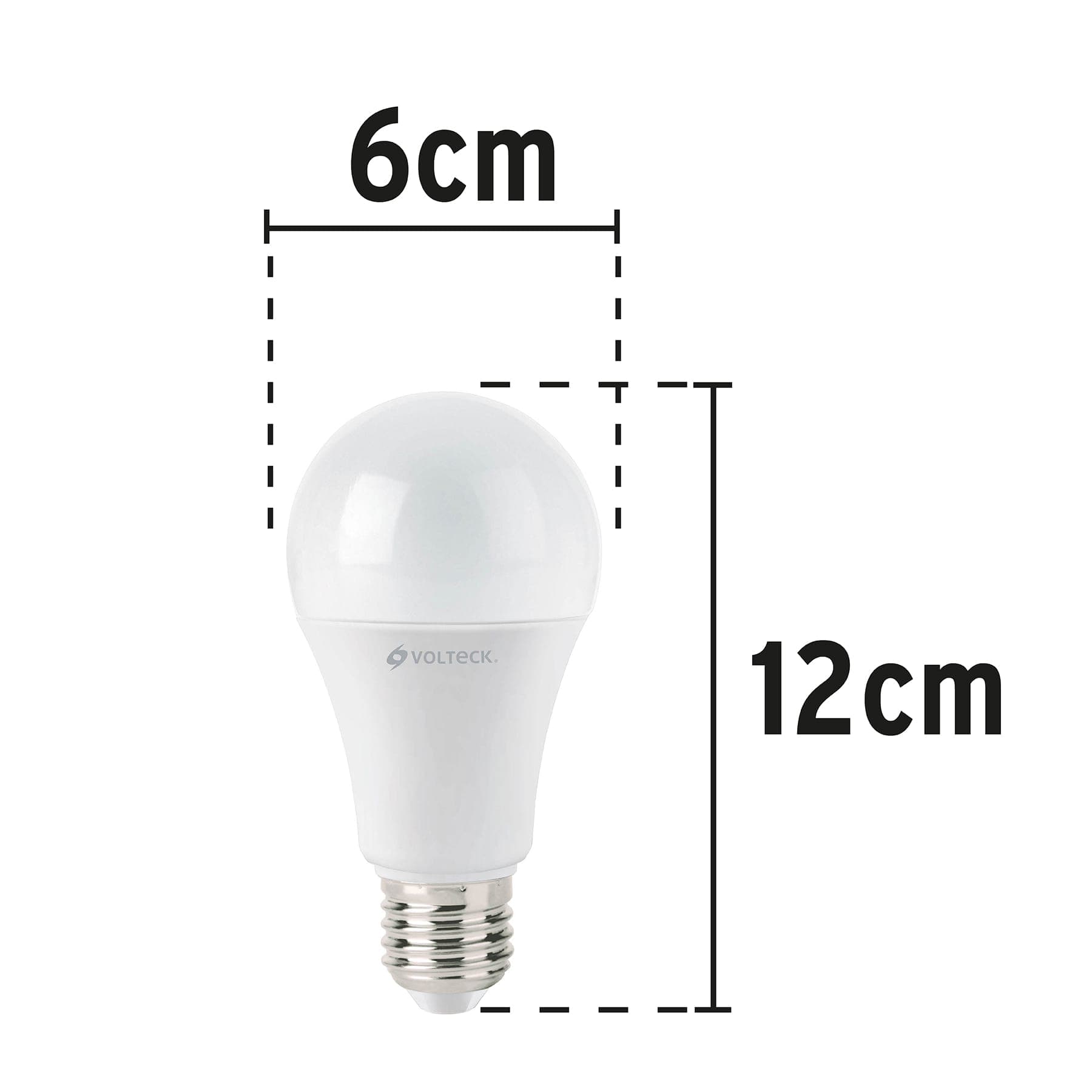 Lámpara LED A19 14 W (equiv. 100 W) luz cálida, caja Volteck
