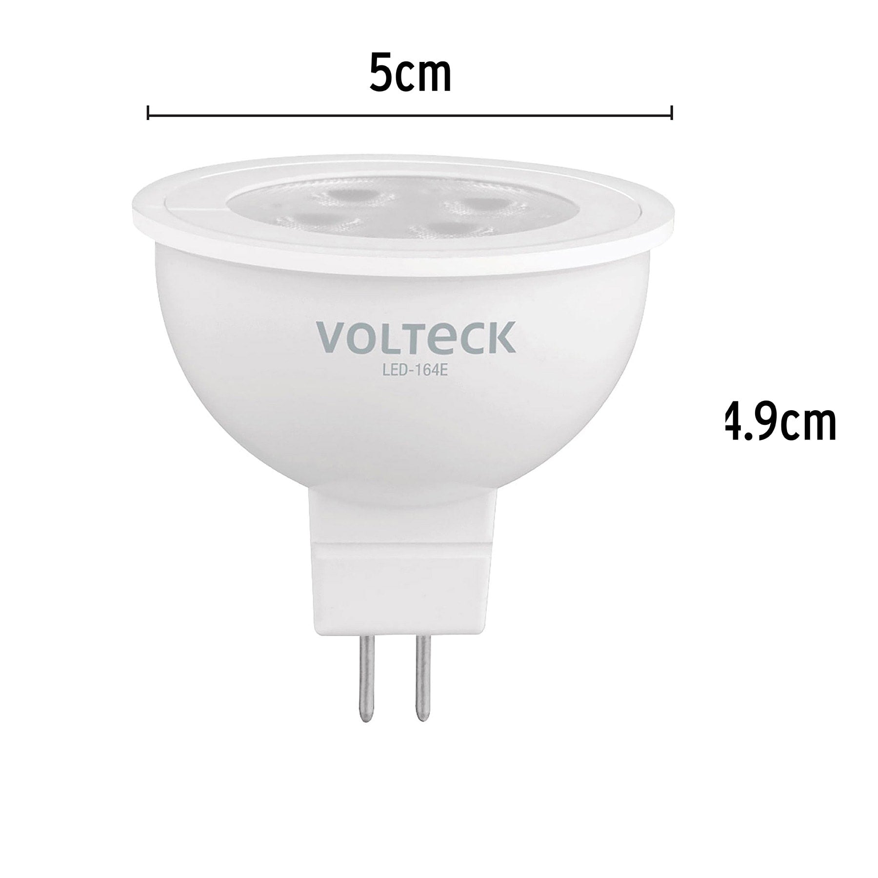 Lámpara de LED 4 W tipo MR 16 base GU5.3 luz de día, blíster