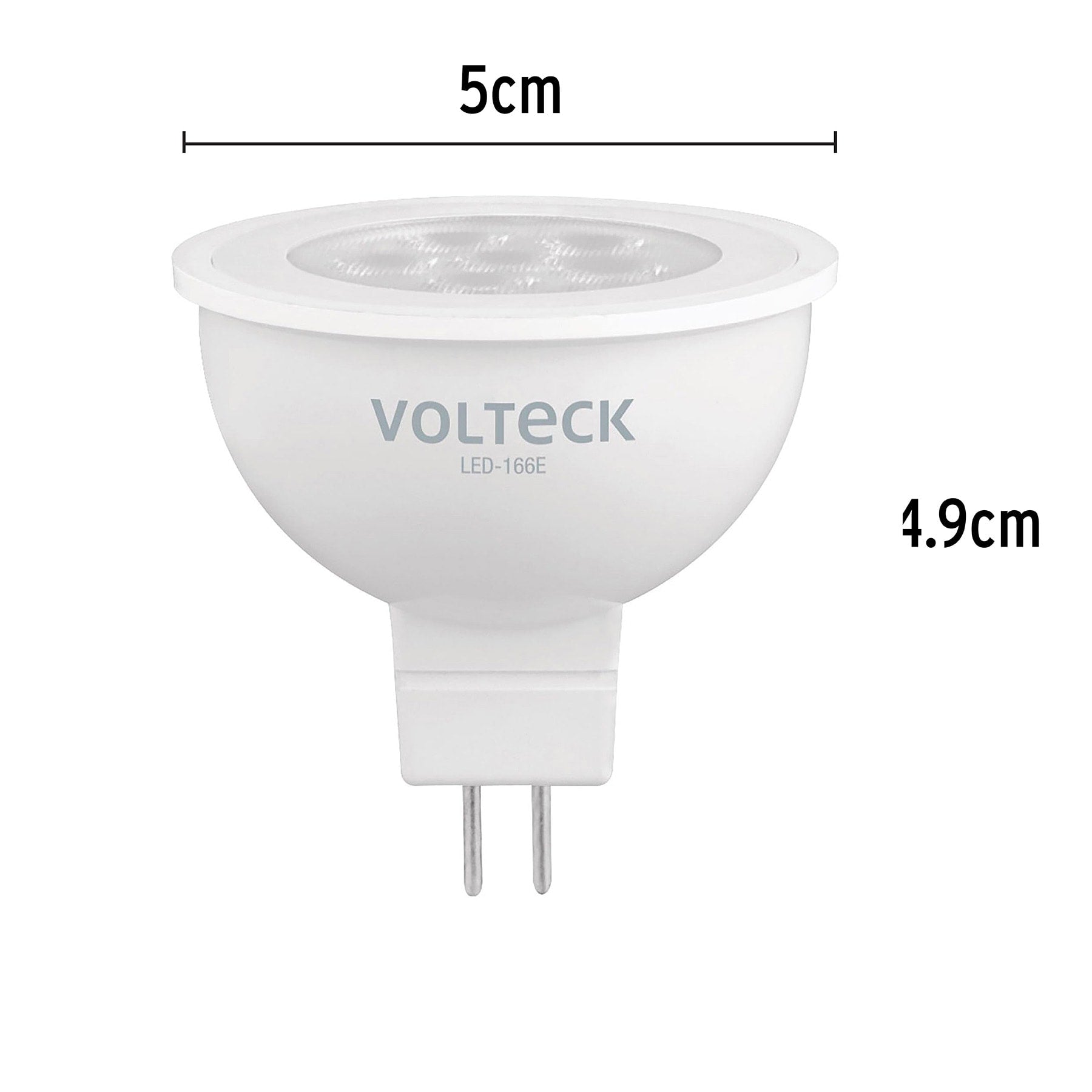 Lámpara de LED 6 W tipo MR 16 base GU5.3 luz de día, blíster