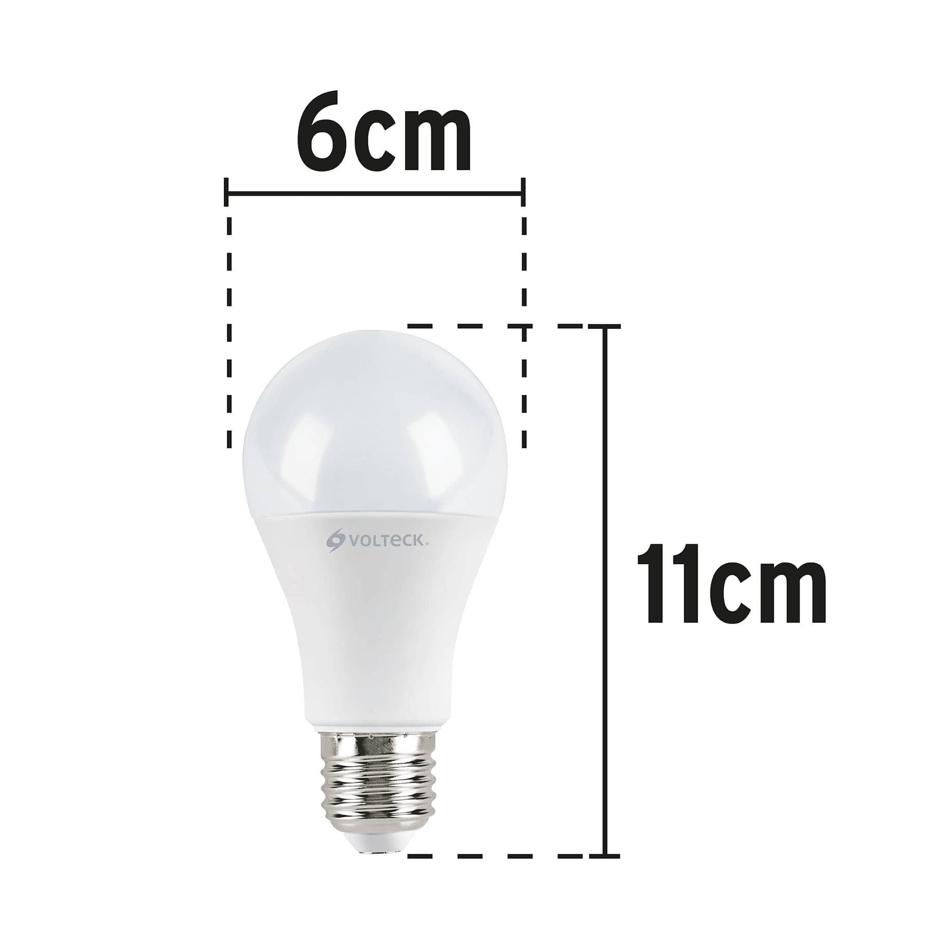 Lámpara LED A19 12 W (equiv. 75W) luz cálida blíster Volteck