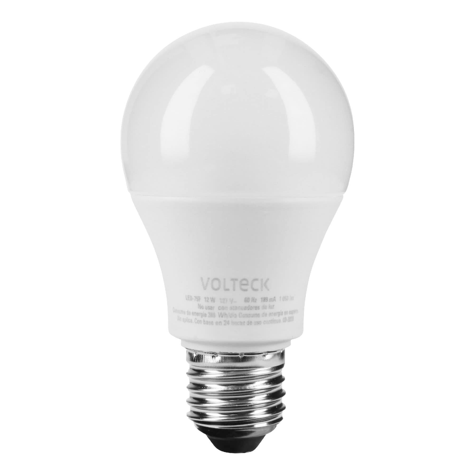 Pack de 4 lámparas LED A19 12 W (equiv. 75 W), luz de día
