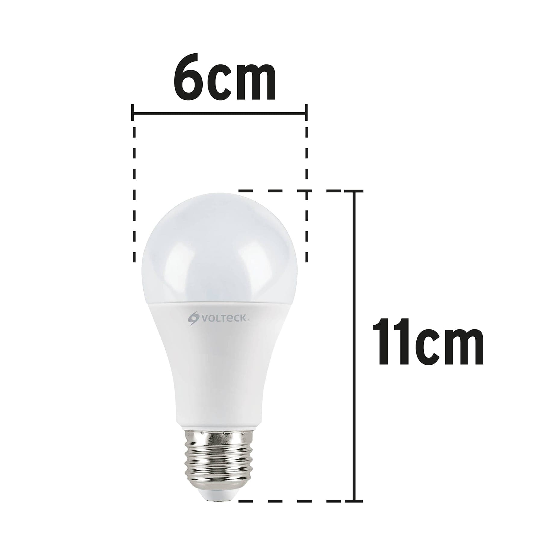 Lámpara LED A19 12 W (equiv. 75W) luz de día blíster Volteck