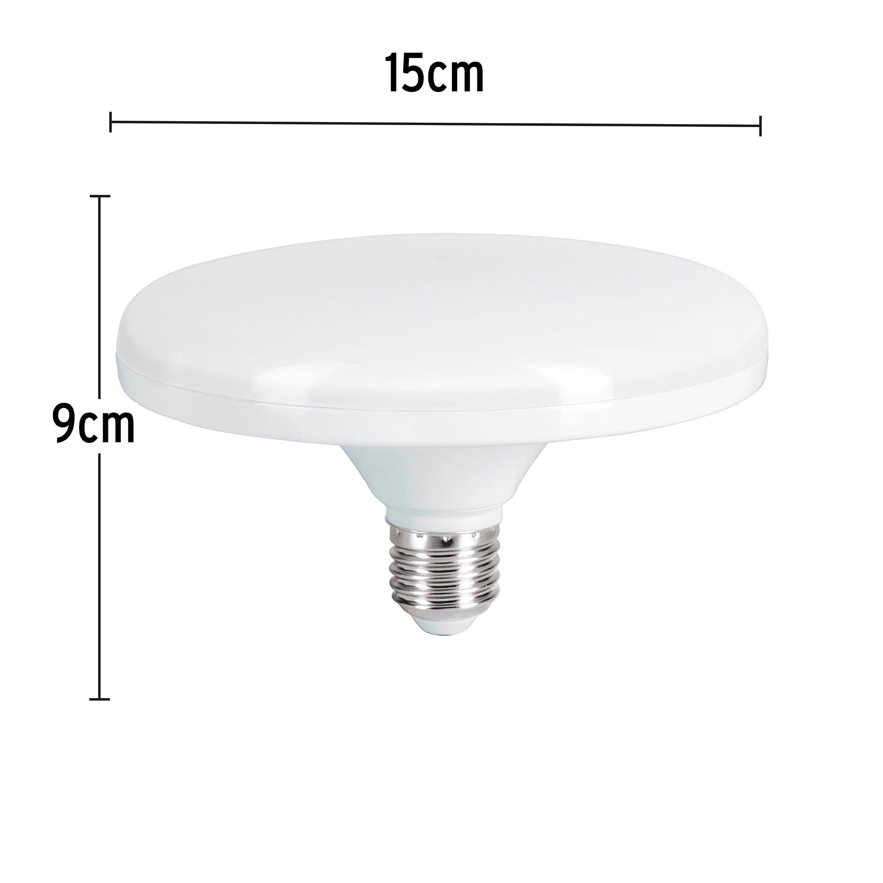 Lámpara LED tipo OVNI 18 W (equiv. 125 W), luz cálida, caja