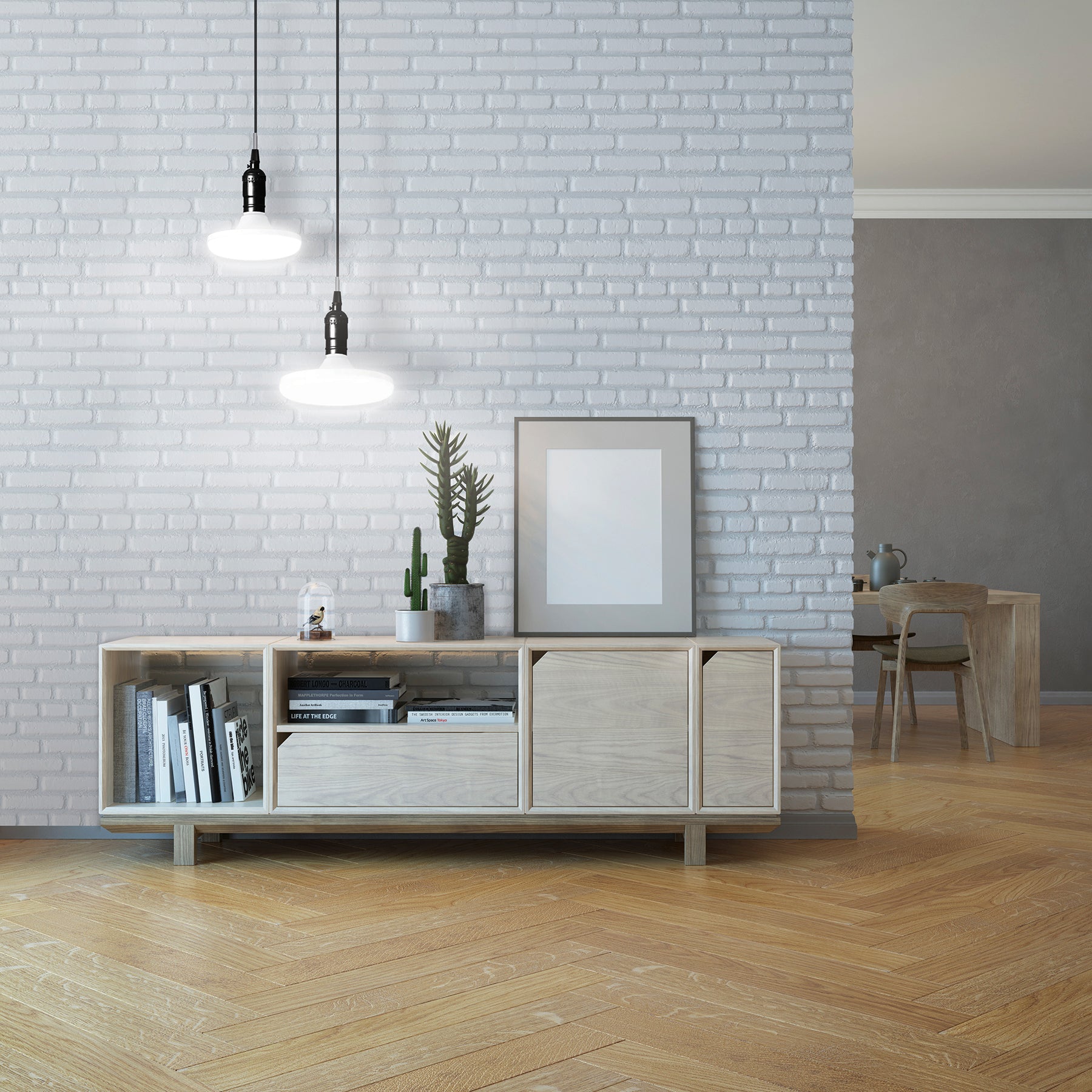 Lámpara LED tipo OVNI 18 W (equiv. 125 W), luz de día, caja