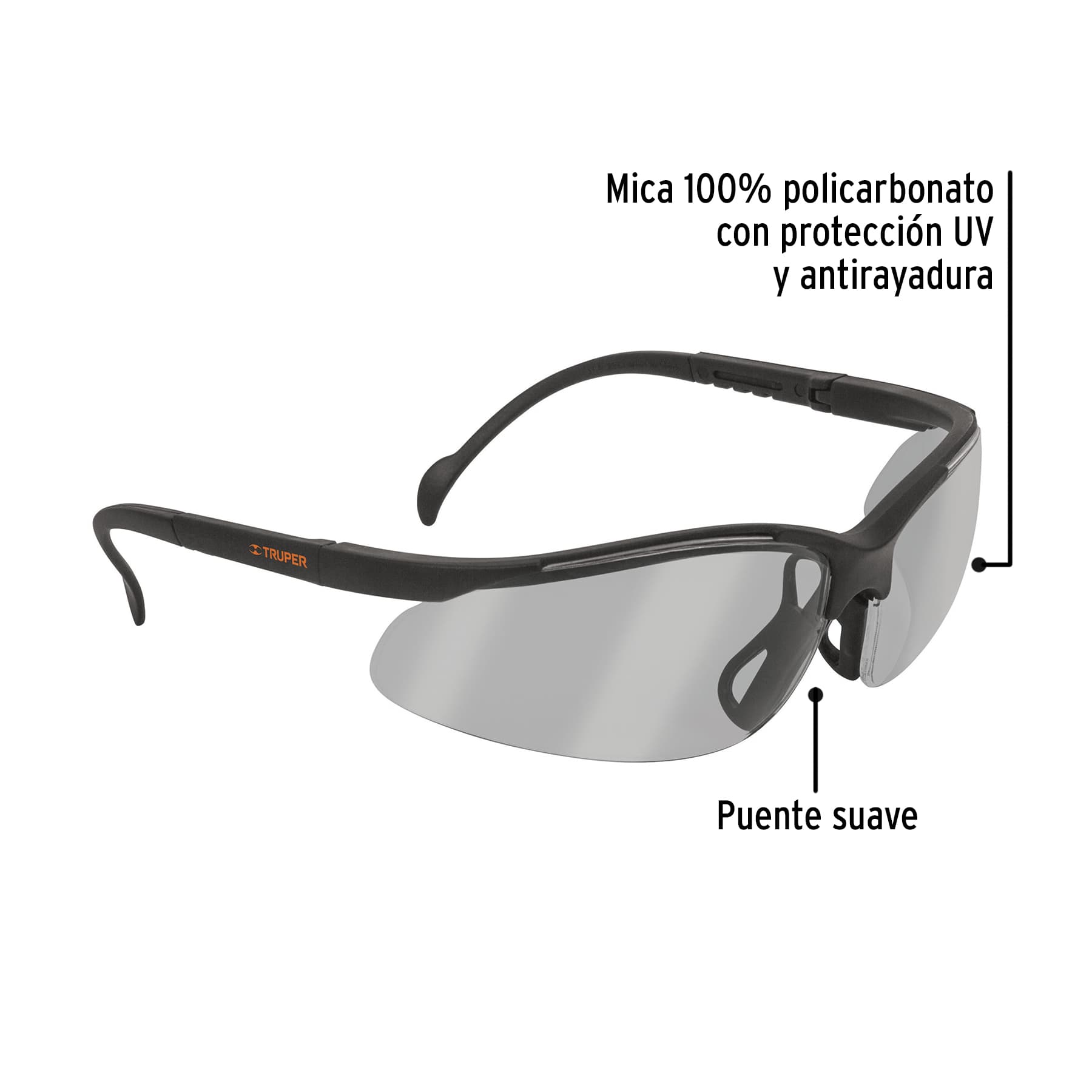 Lentes de seguridad interior-exterior, Truper Vision