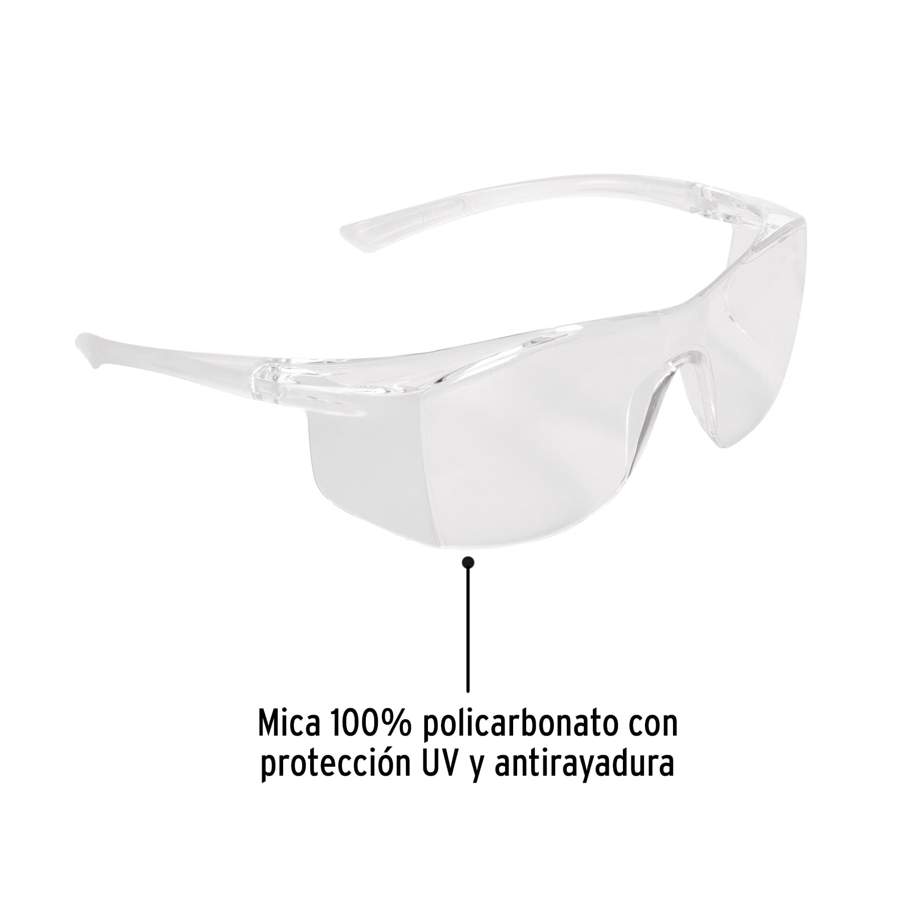 Lentes de seguridad transparentes con antiempaño, Ultralite