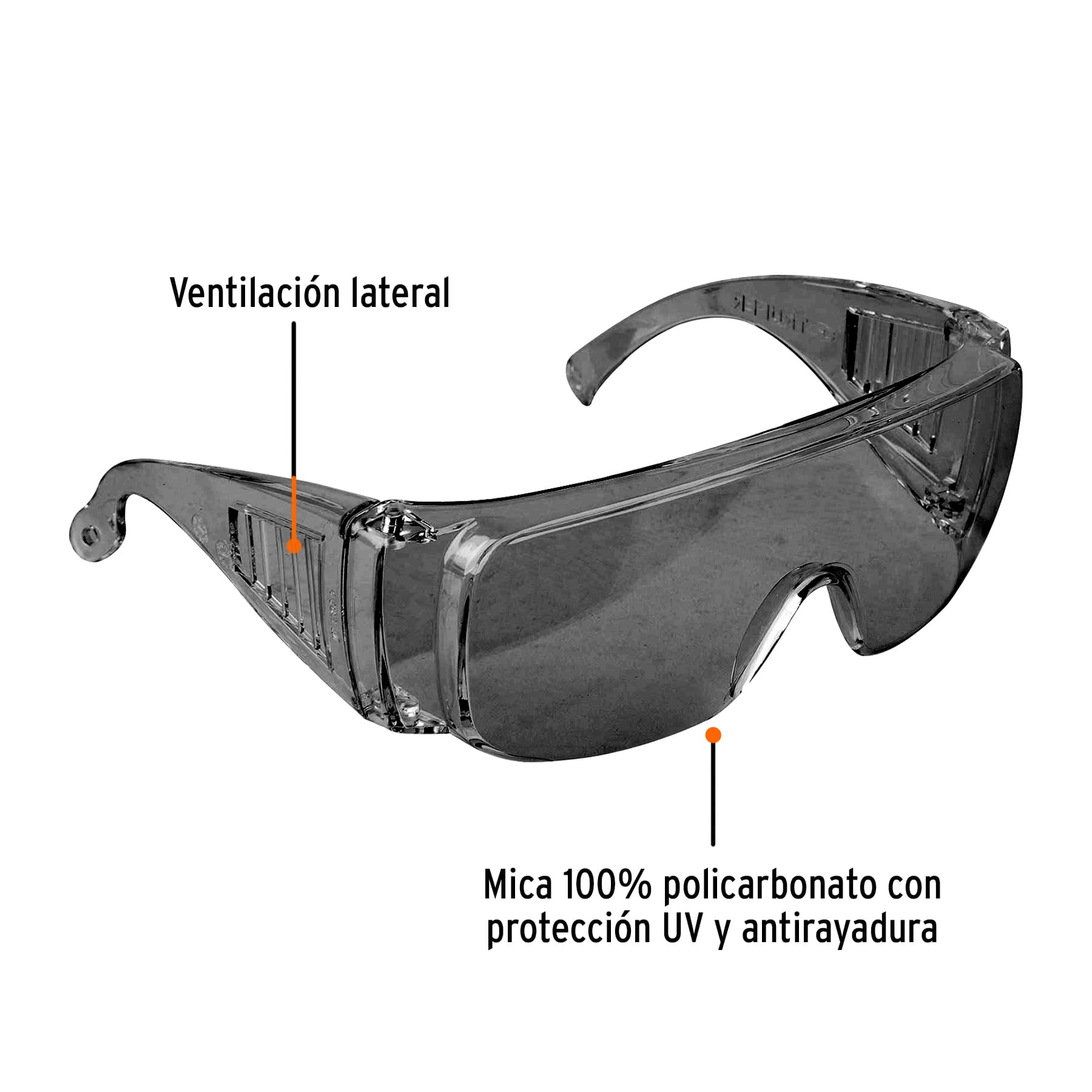 Lentes de seguridad grises, Truper Safe