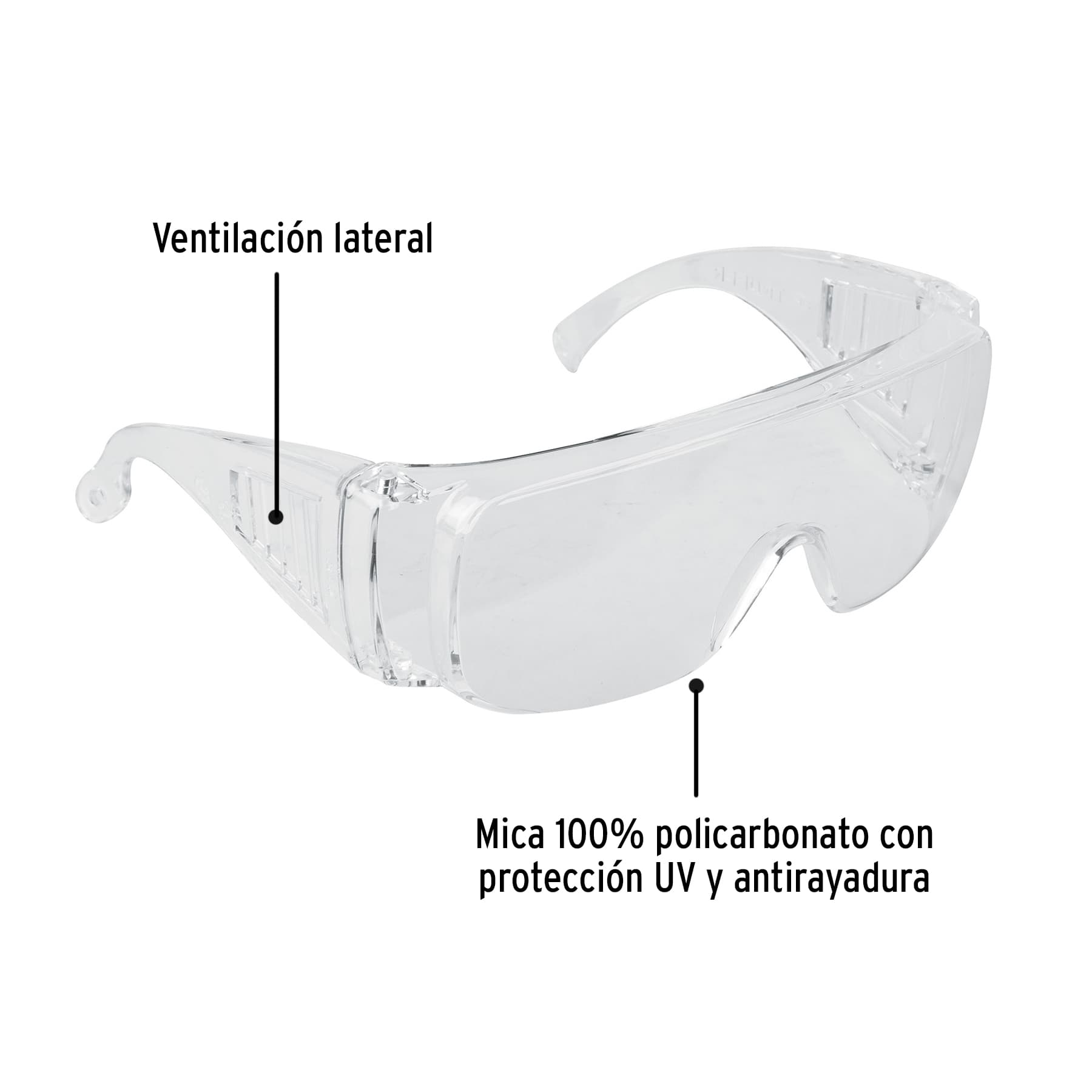 Lentes de seguridad transparentes, Truper Safe