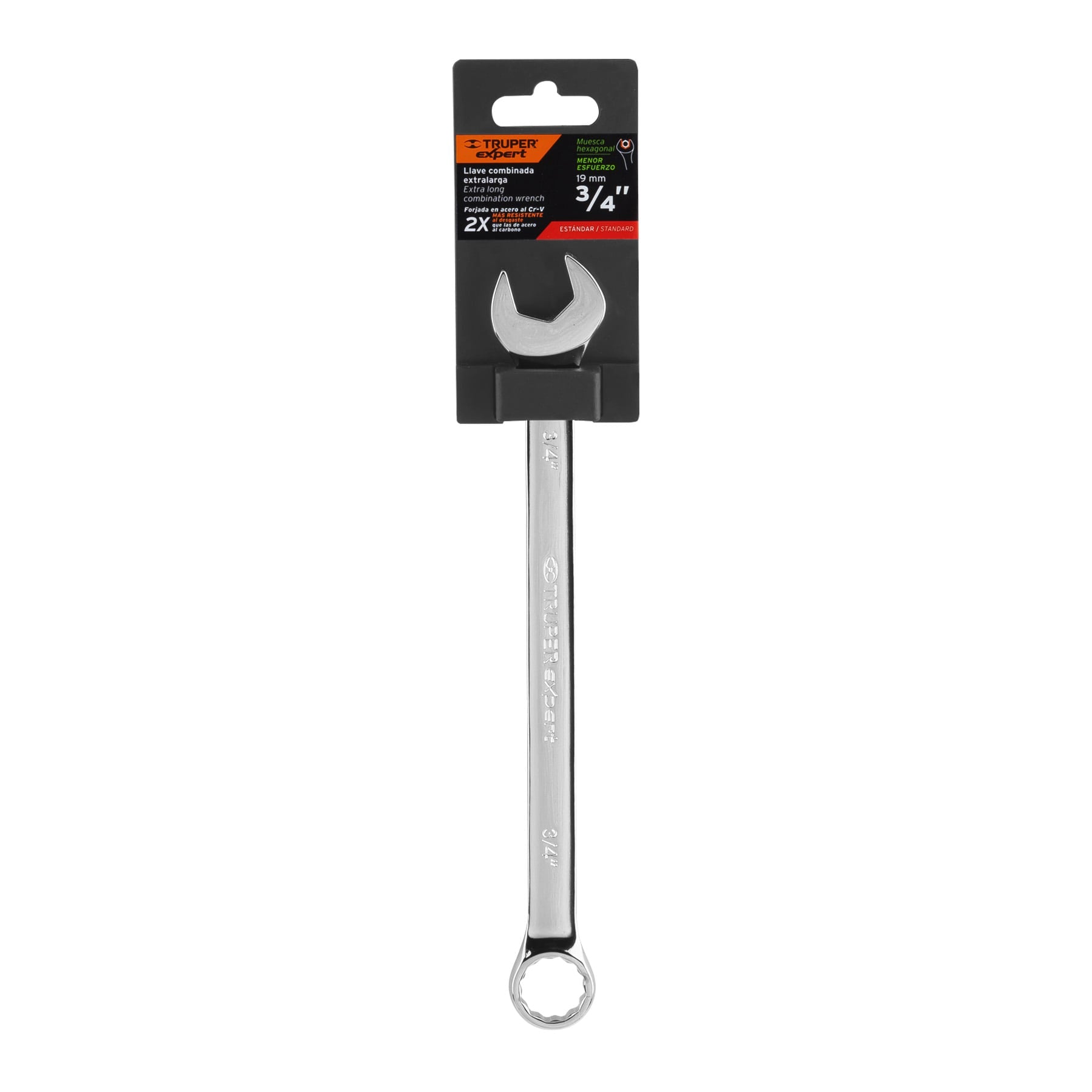 Llave combinada extralarga 3/4" x 278 mm de largo, Expert