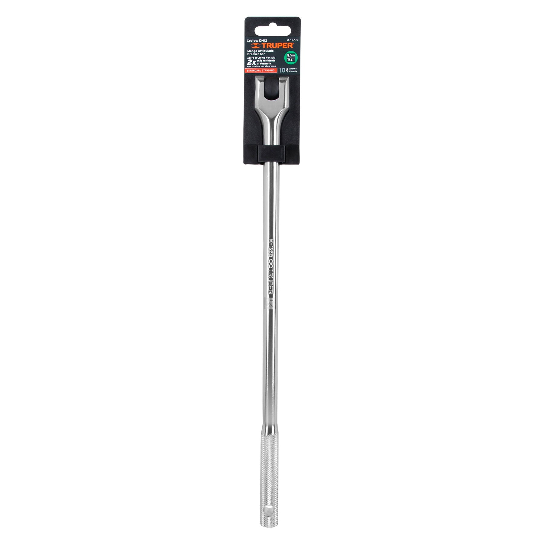 Mango articulado con cuadro de 1/2", largo 17", Truper
