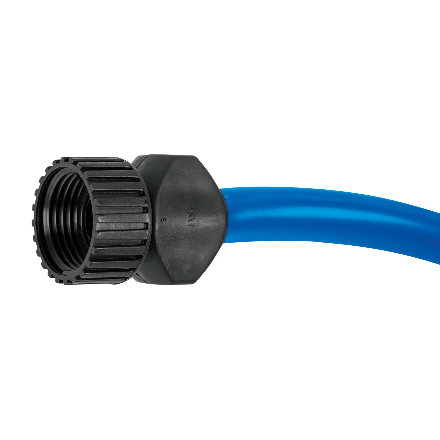 Manguera azul 1/2" 3 capas 15 m conexiones plásticas, Pretul