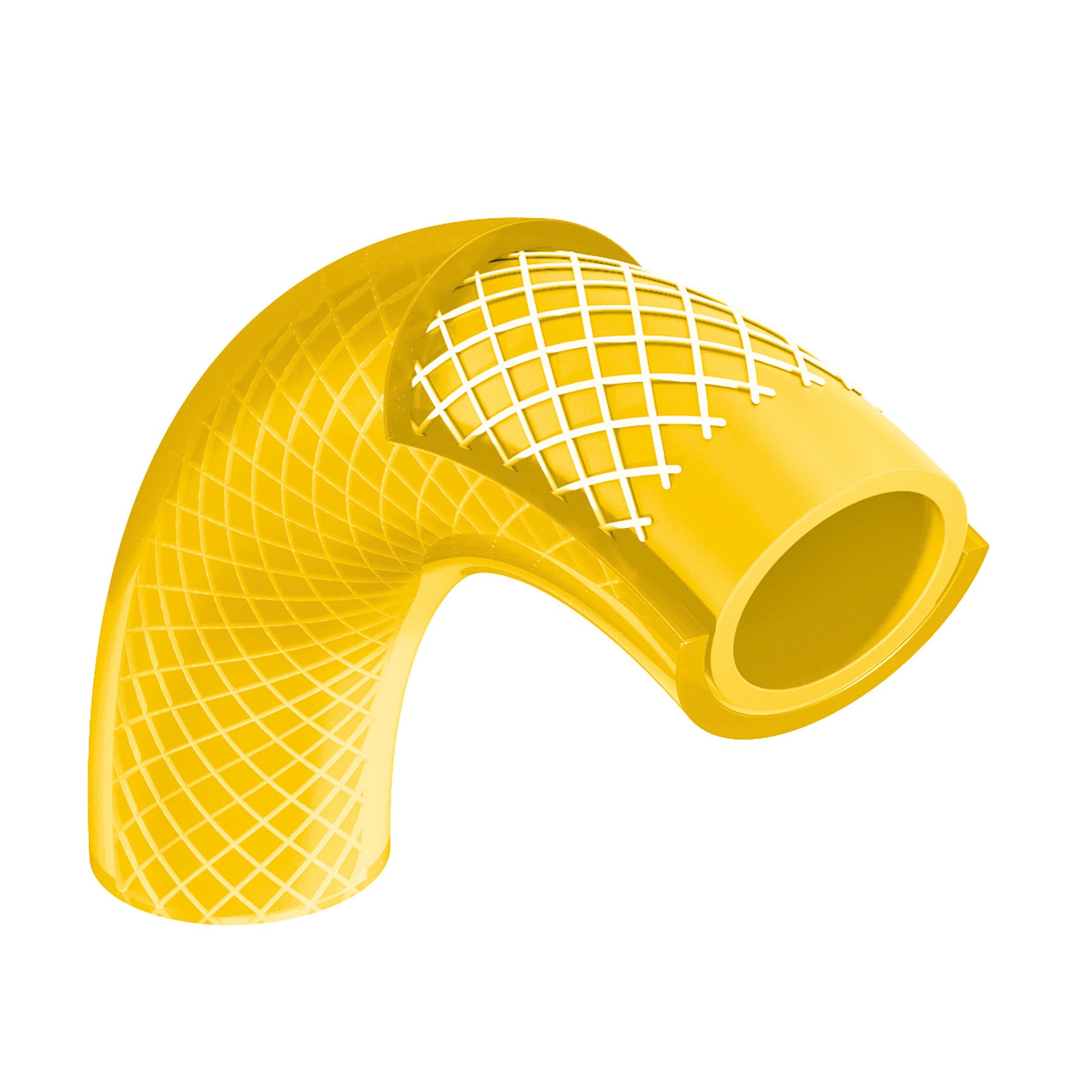 Manguera para gas, PVC amarilla, 3/8"x4 m, con conexión, Foset