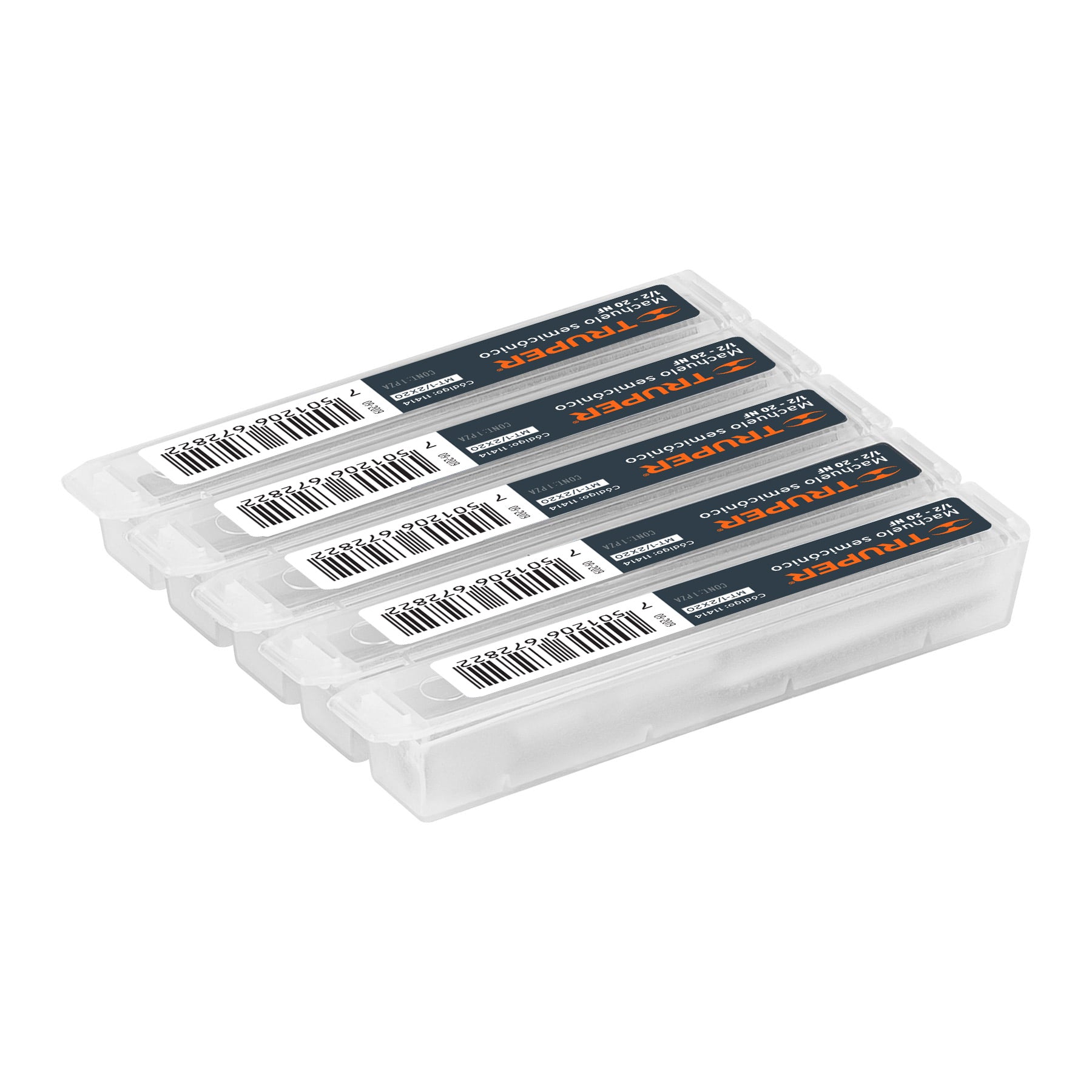 Machuelo semicónico 1/2" x 20 cuerda fina, Truper