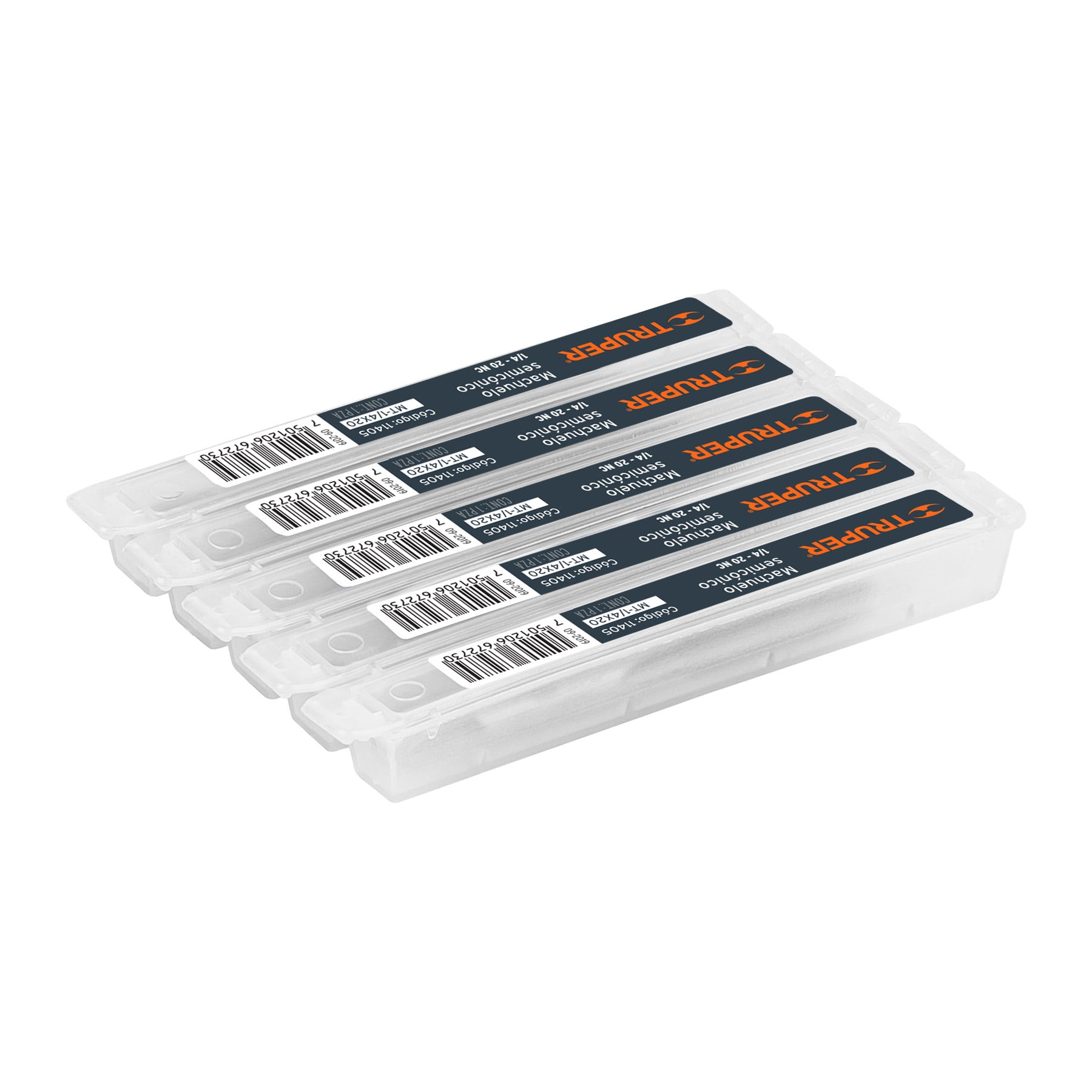 Machuelo semicónico 1/4" x 20 cuerda gruesa, Truper