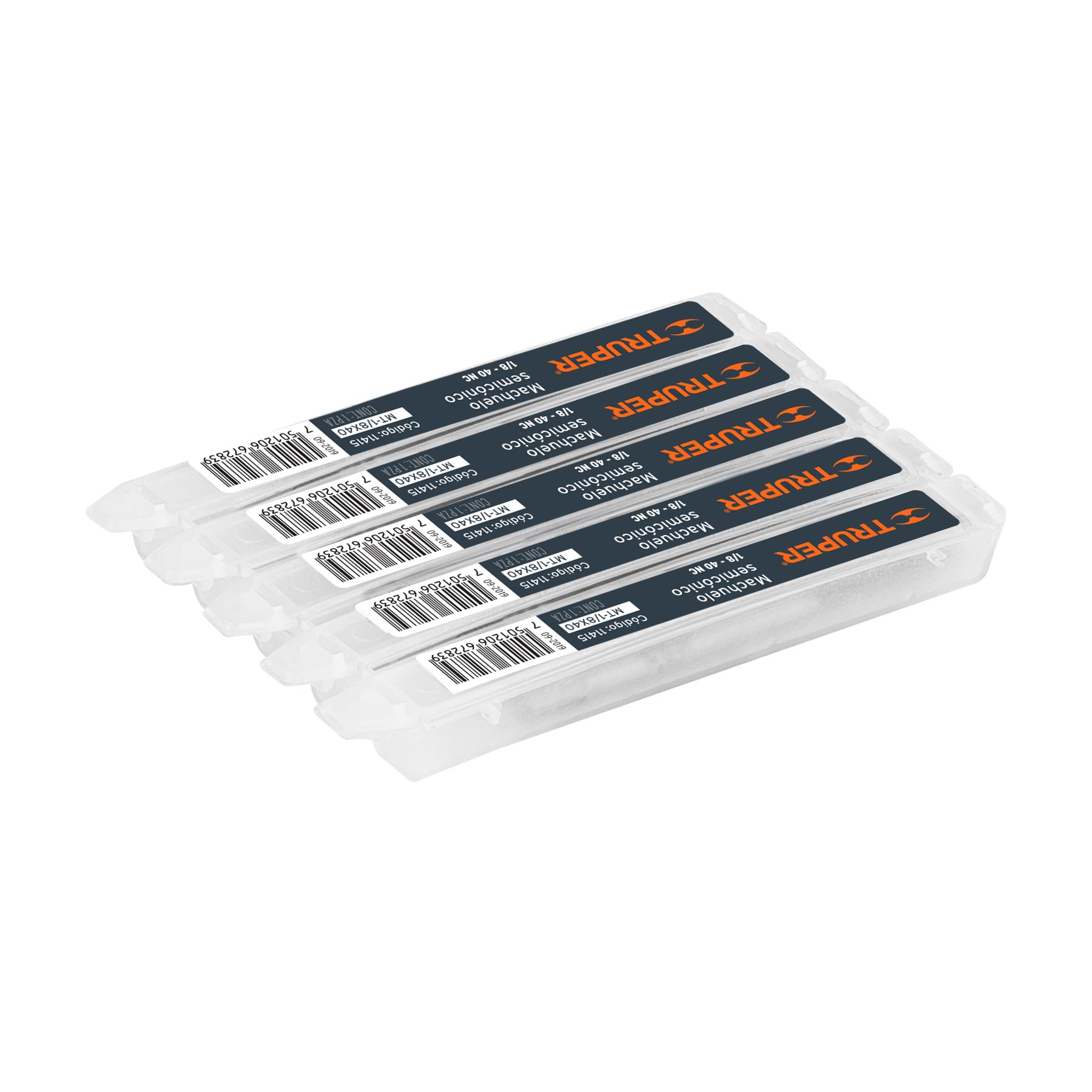 Machuelo semicónico 1/8" x 40 cuerda gruesa, Truper