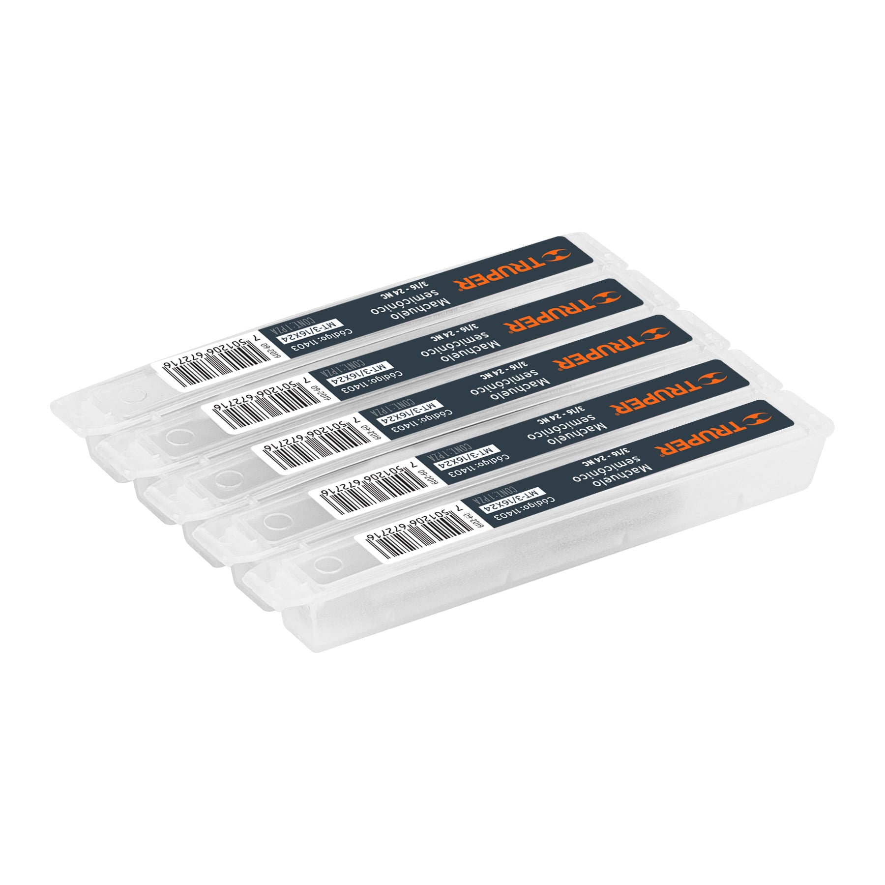 Machuelo semicónico 3/16" x 24 cuerda gruesa, Truper