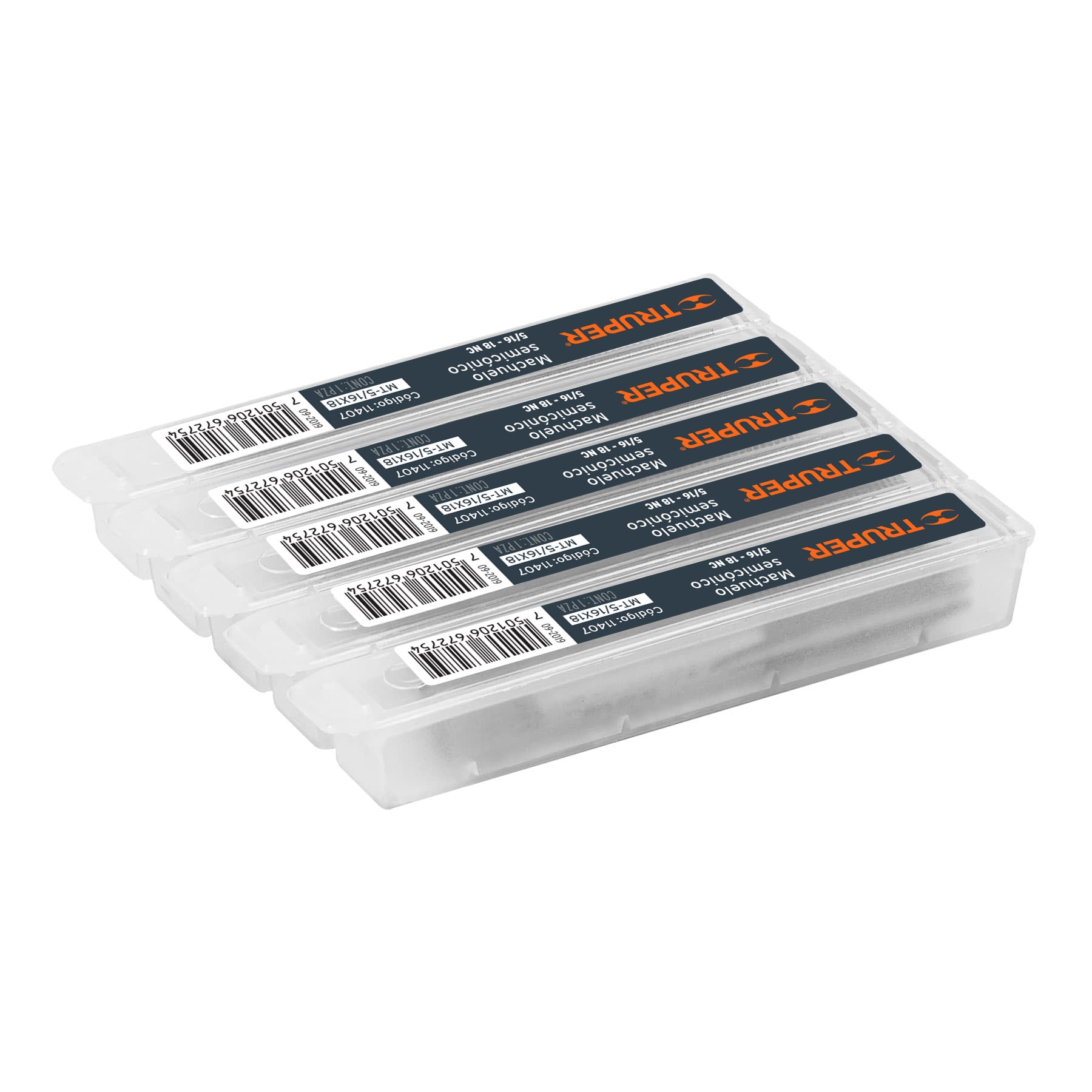 Machuelo semicónico 5/16" x 18 cuerda gruesa, Truper