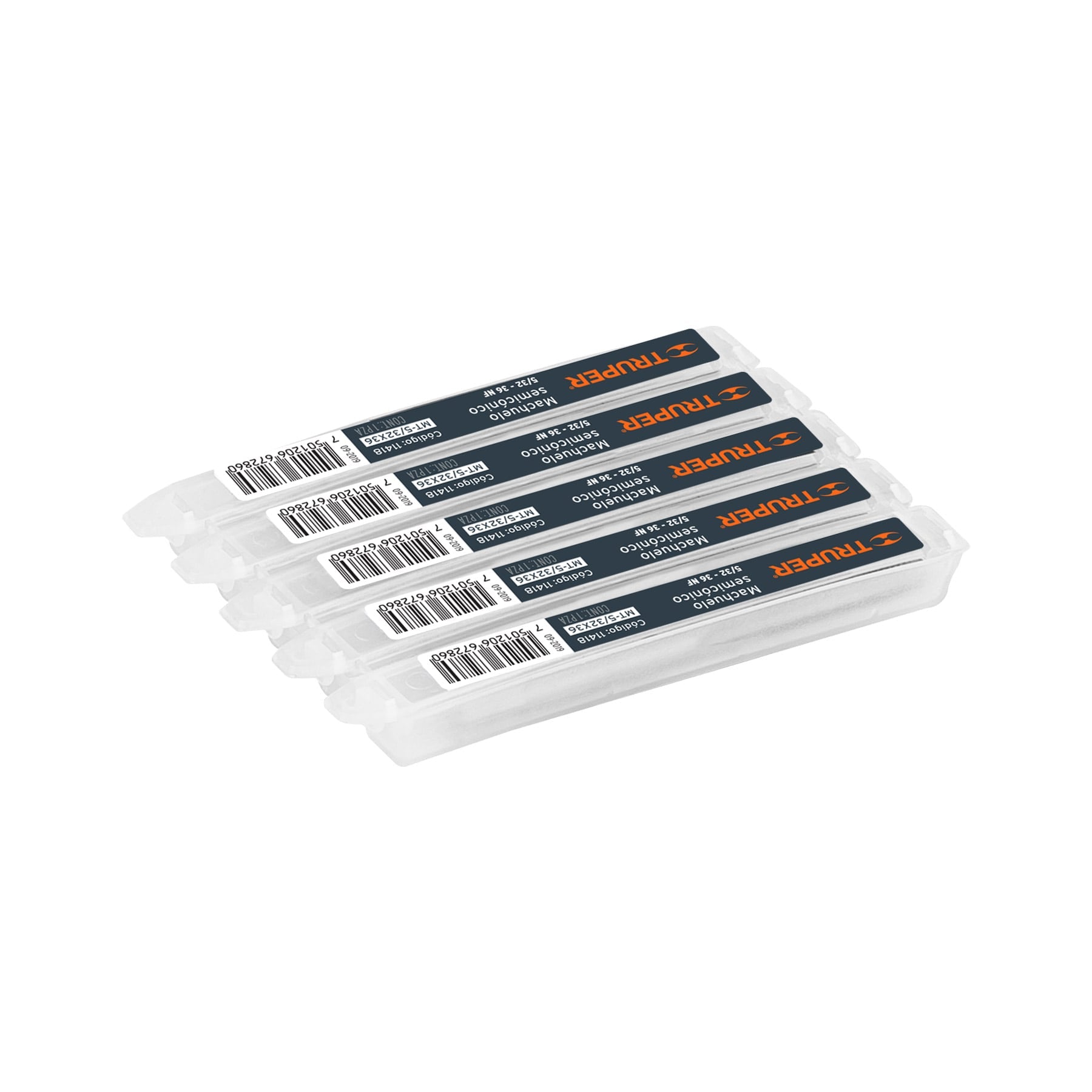 Machuelo semicónico 5/32" x 36 cuerda fina, Truper