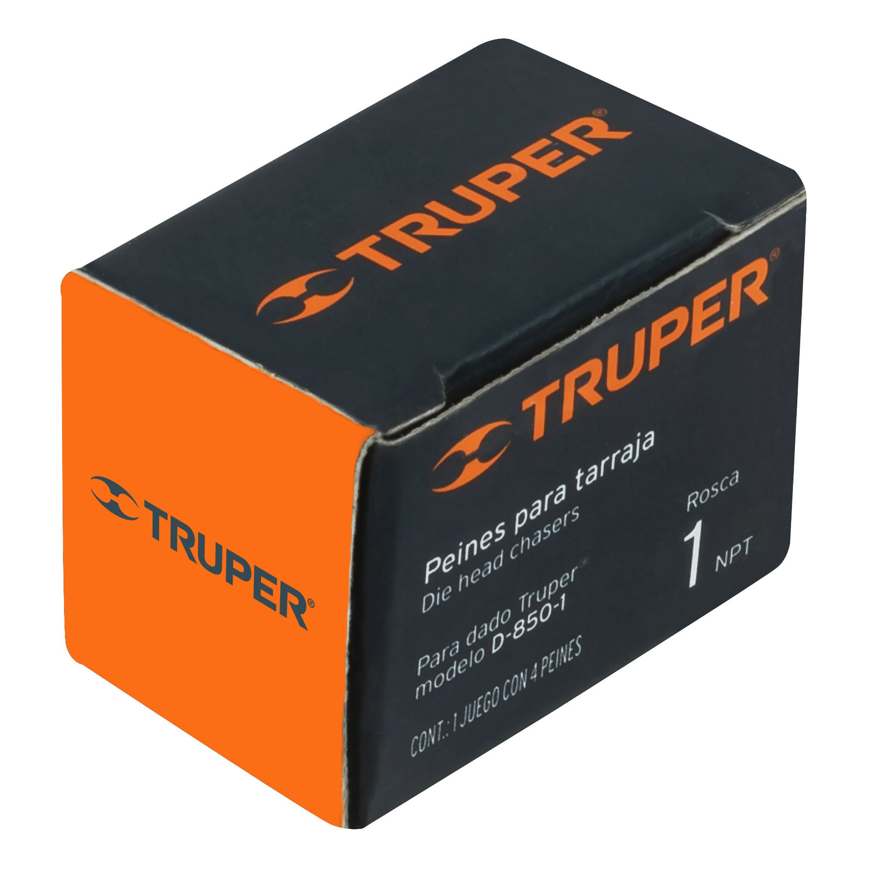 Juego de 4 peines 1" para tarrajas TA-850 y TA-851, Truper