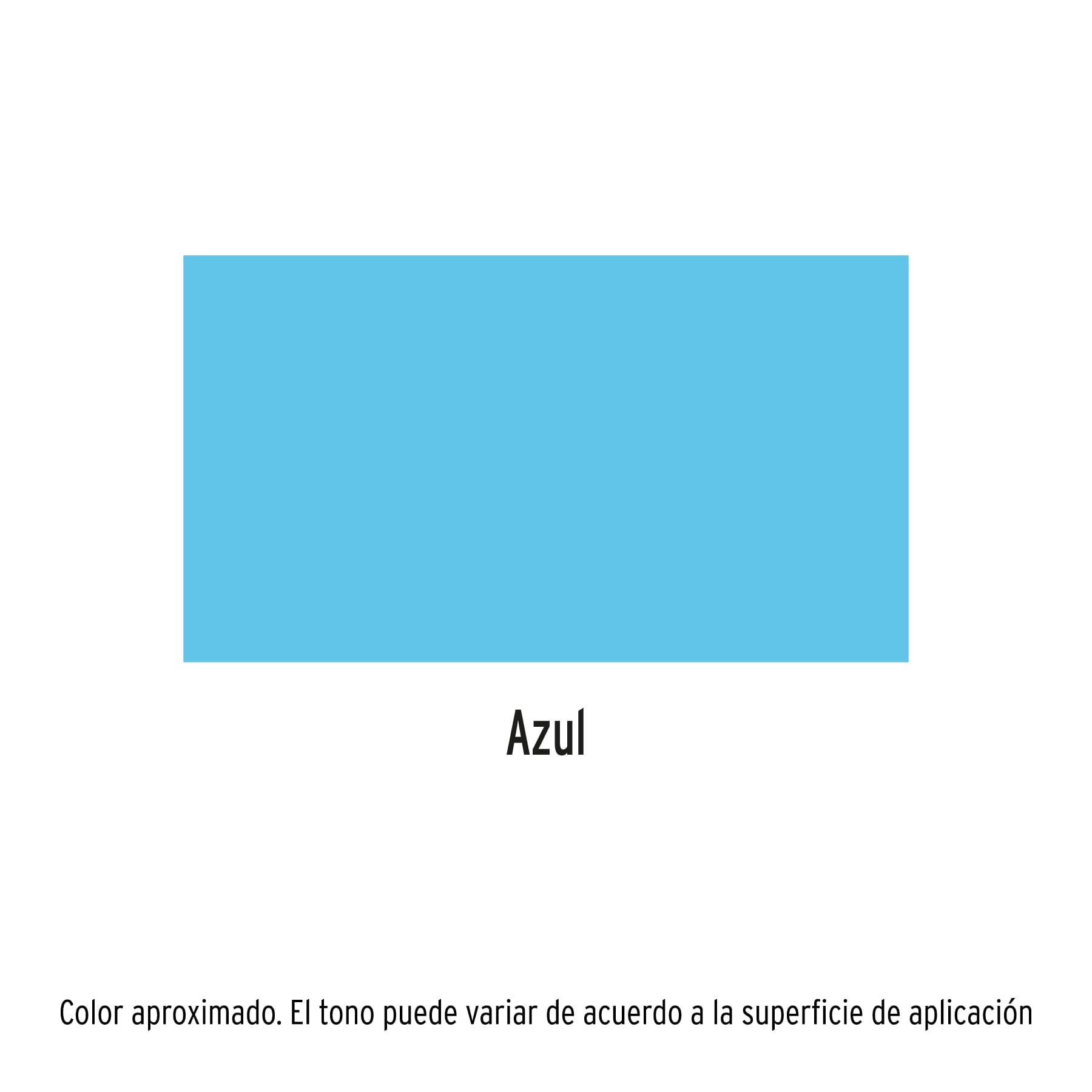 Pintura en aerosol, azul, bote esbelto, 400 ml, Truper