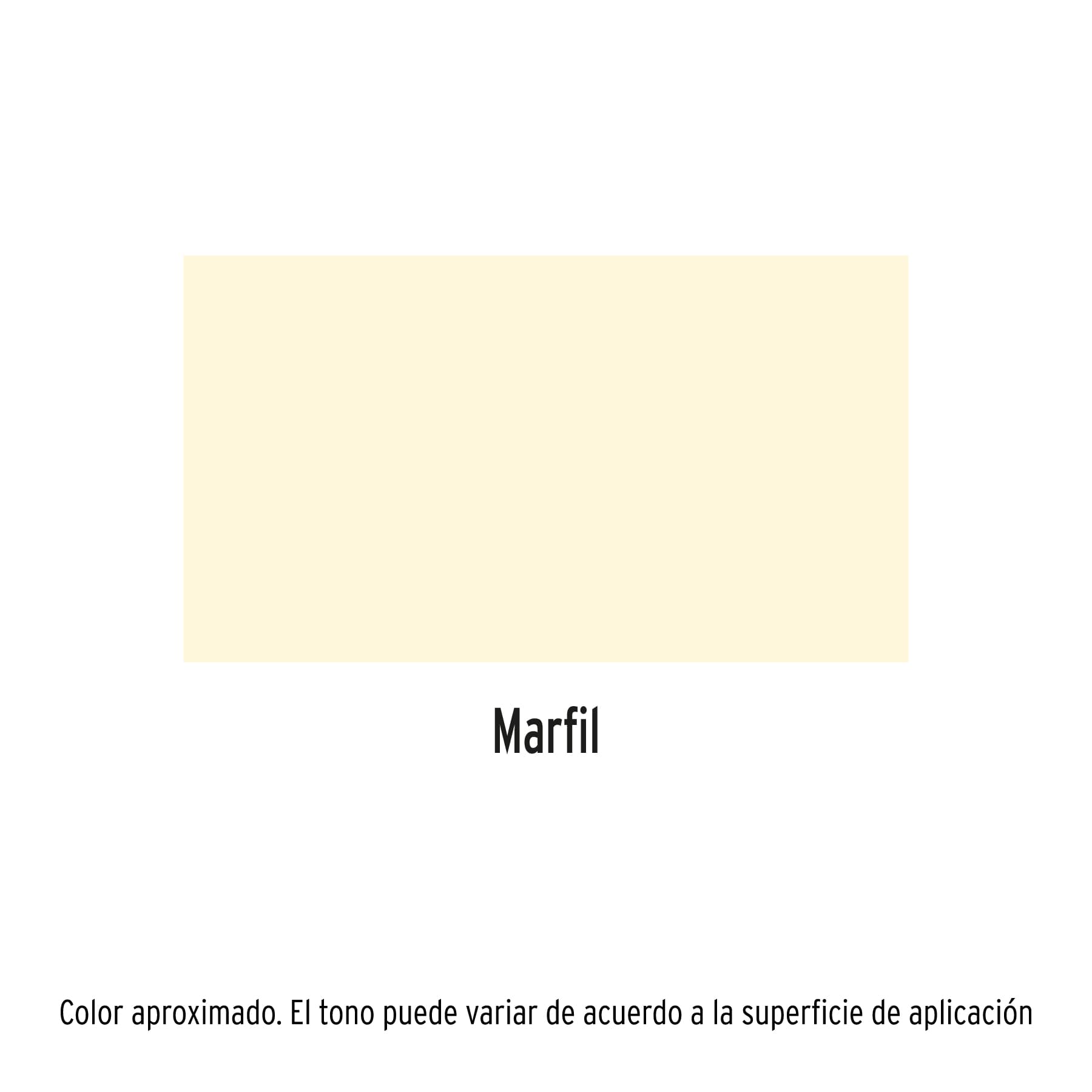Pintura en aerosol, marfil, bote esbelto, 400 ml
