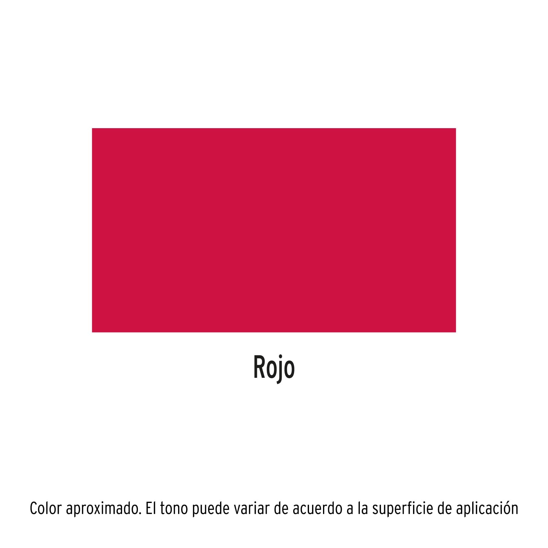 Pintura en aerosol, rojo, bote esbelto, 400 ml, Truper