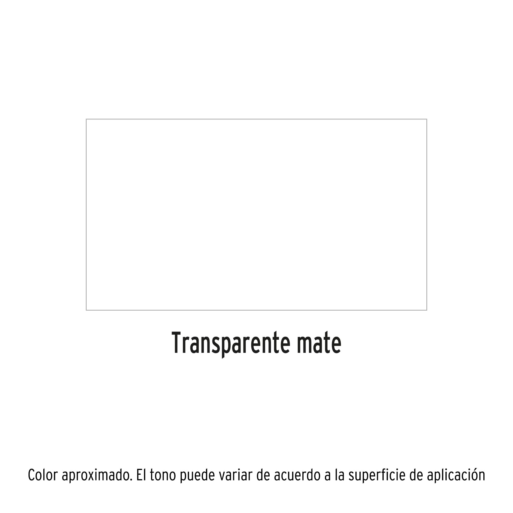 Pintura en aerosol, transparente mate, bote esbelto, 400 ml