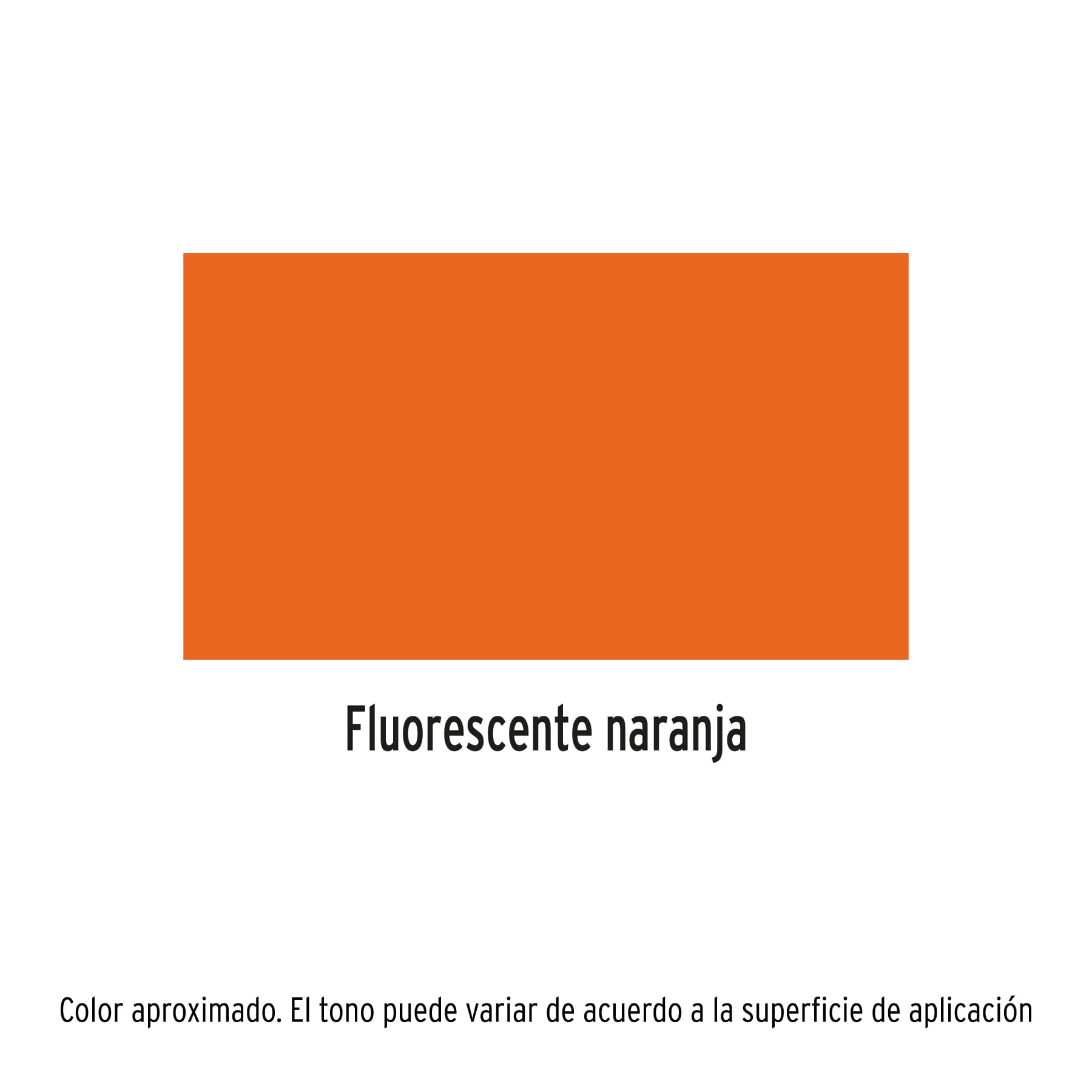 Pintura en aerosol, naranja neón, bote esbelto, 400 ml