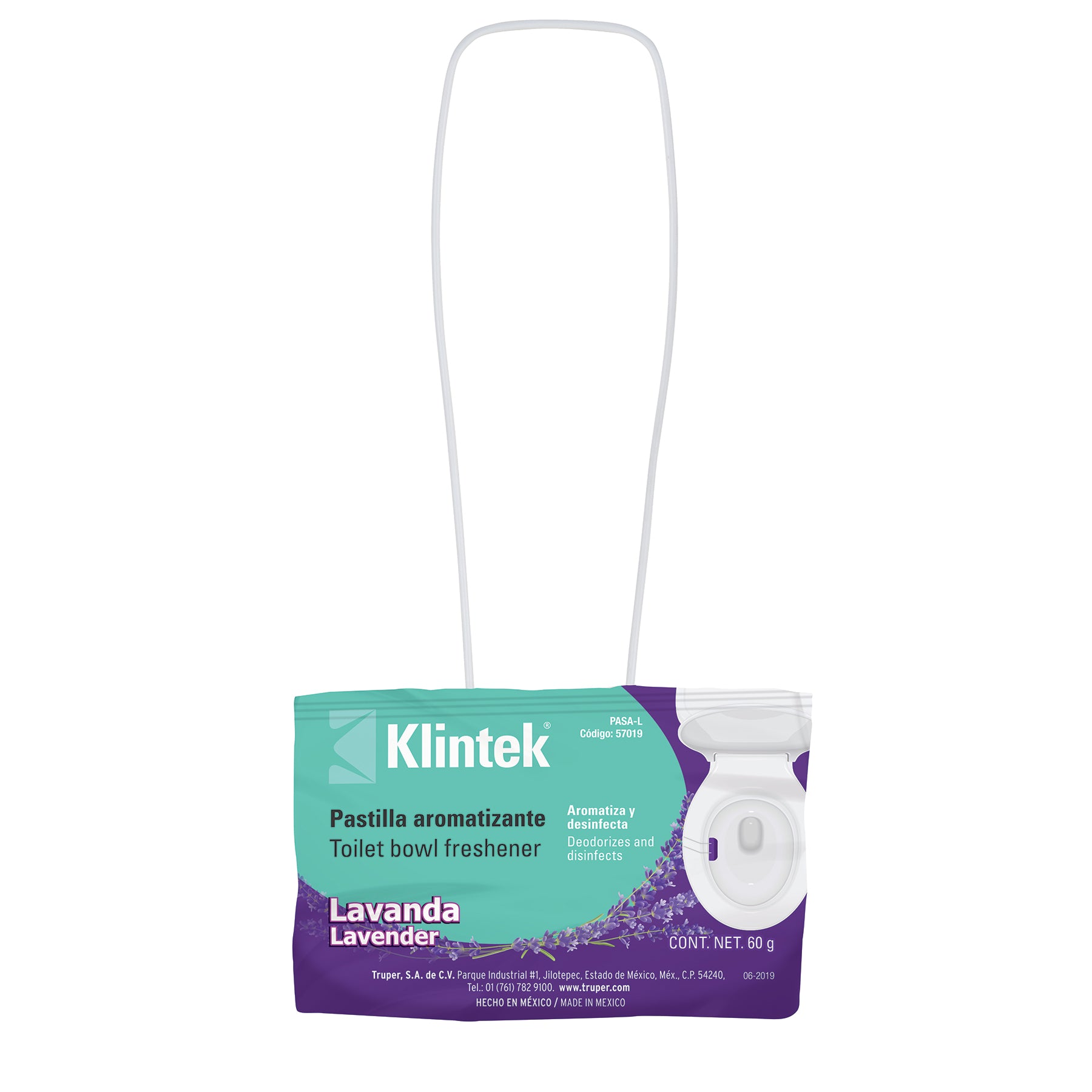 Pastilla sanitaria aromatizante y desinfectante, lavanda