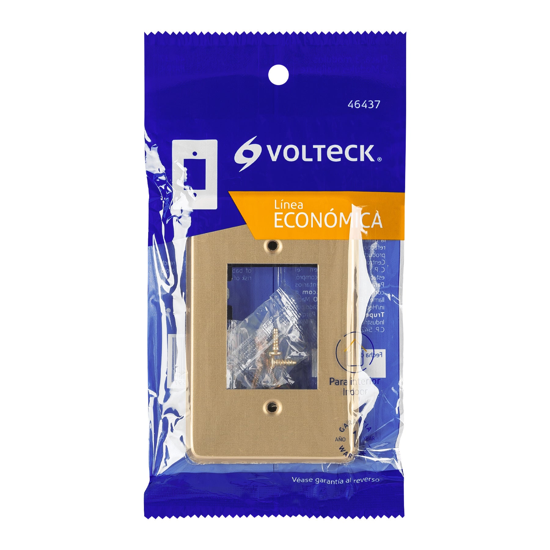 Placa 3 módeloulos, de aluminio, línea Económica, Volteck