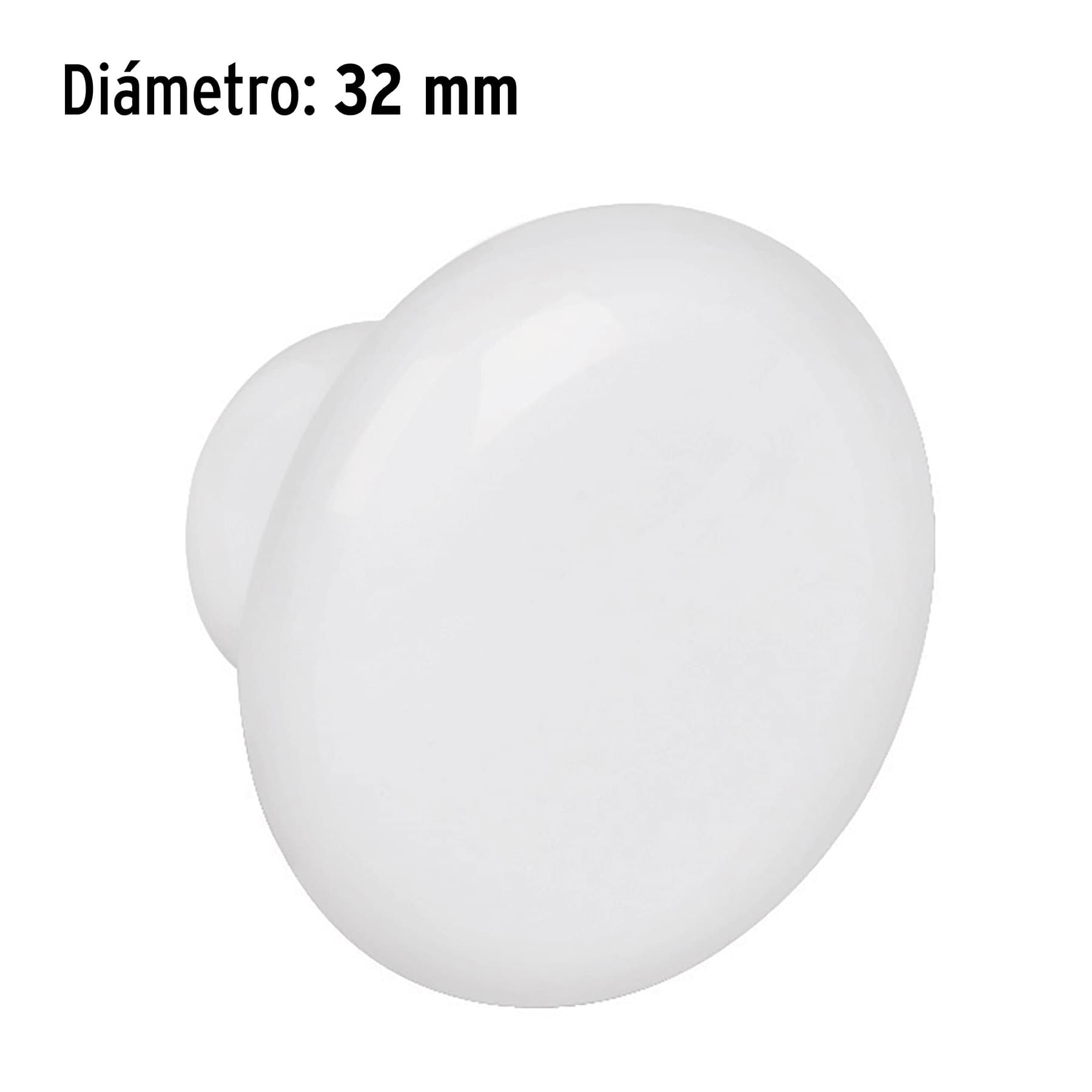 Perilla cerámica blanca, Hermex