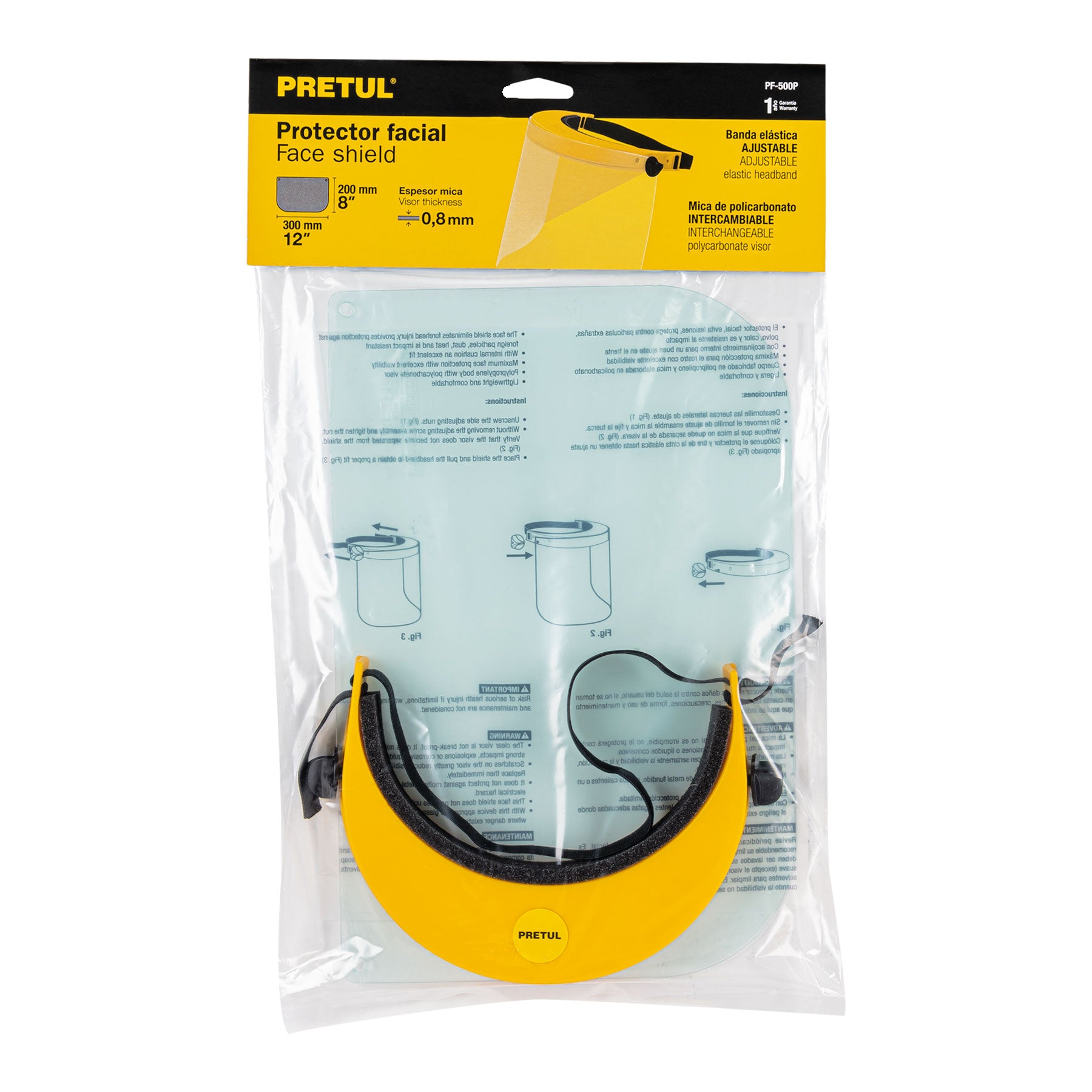 Protector facial, Pretul, PF-500P, 26007