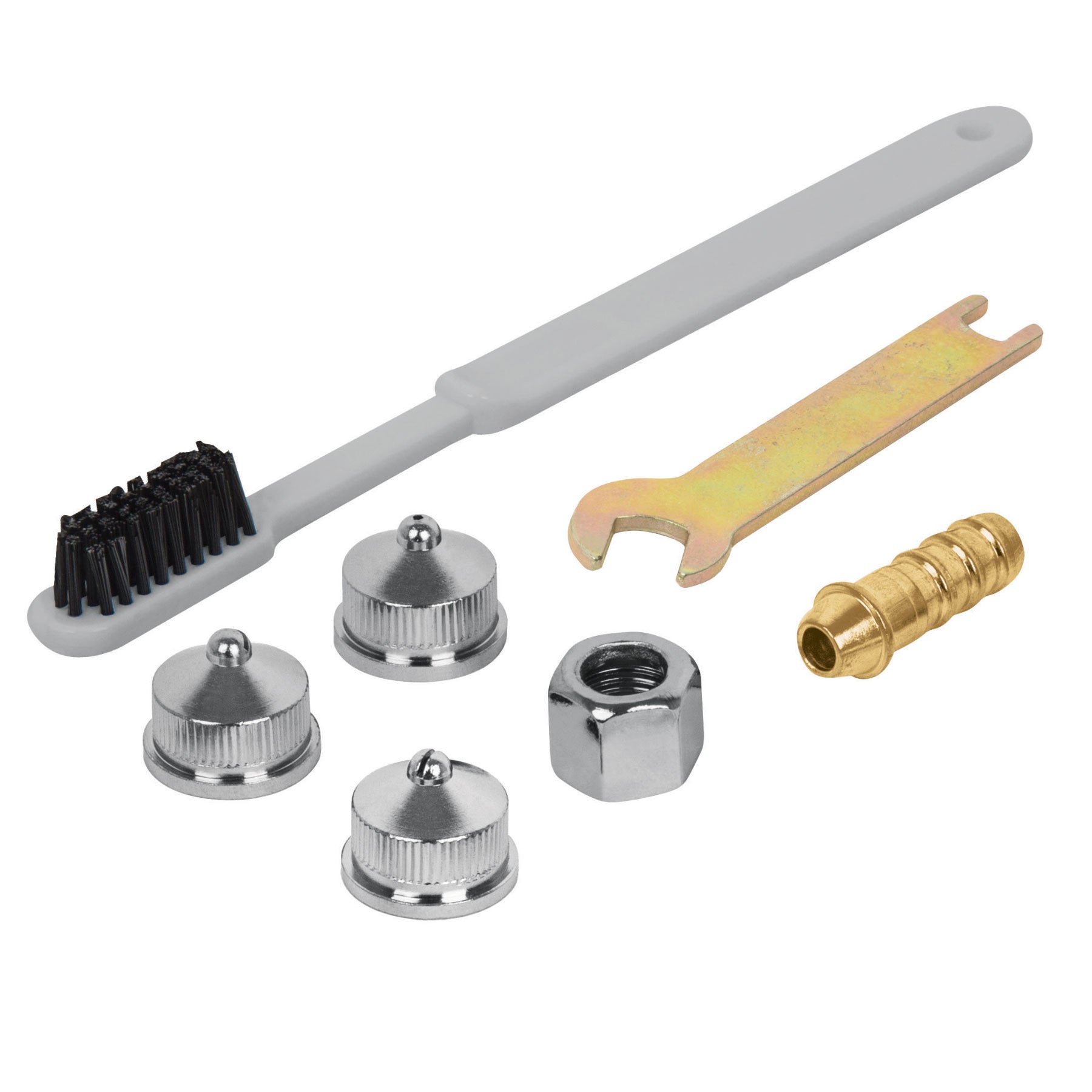 Pistola para pintar baja presión, pulida, entrada sup, Truper