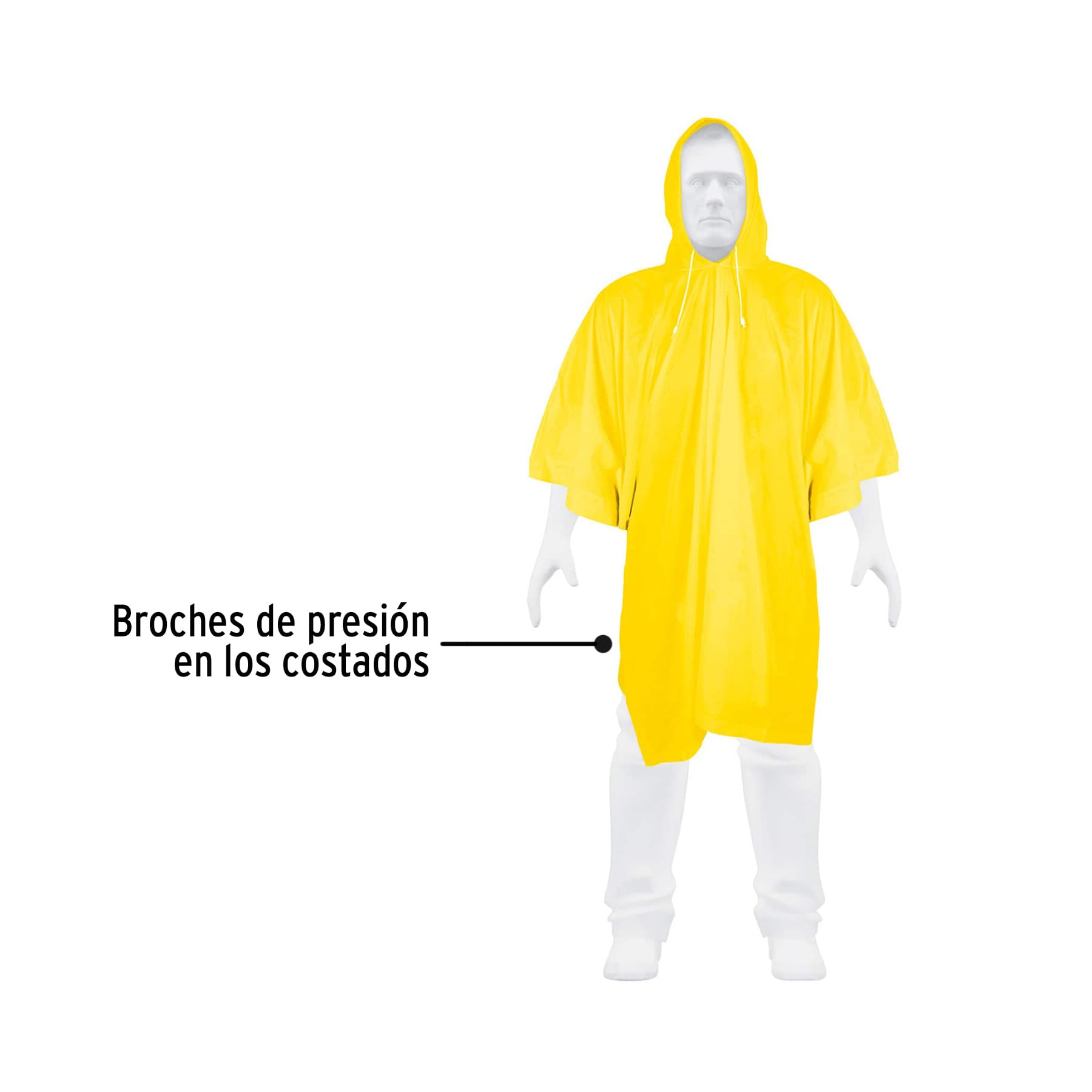 Poncho o capamanga ligero de PVC, Pretul