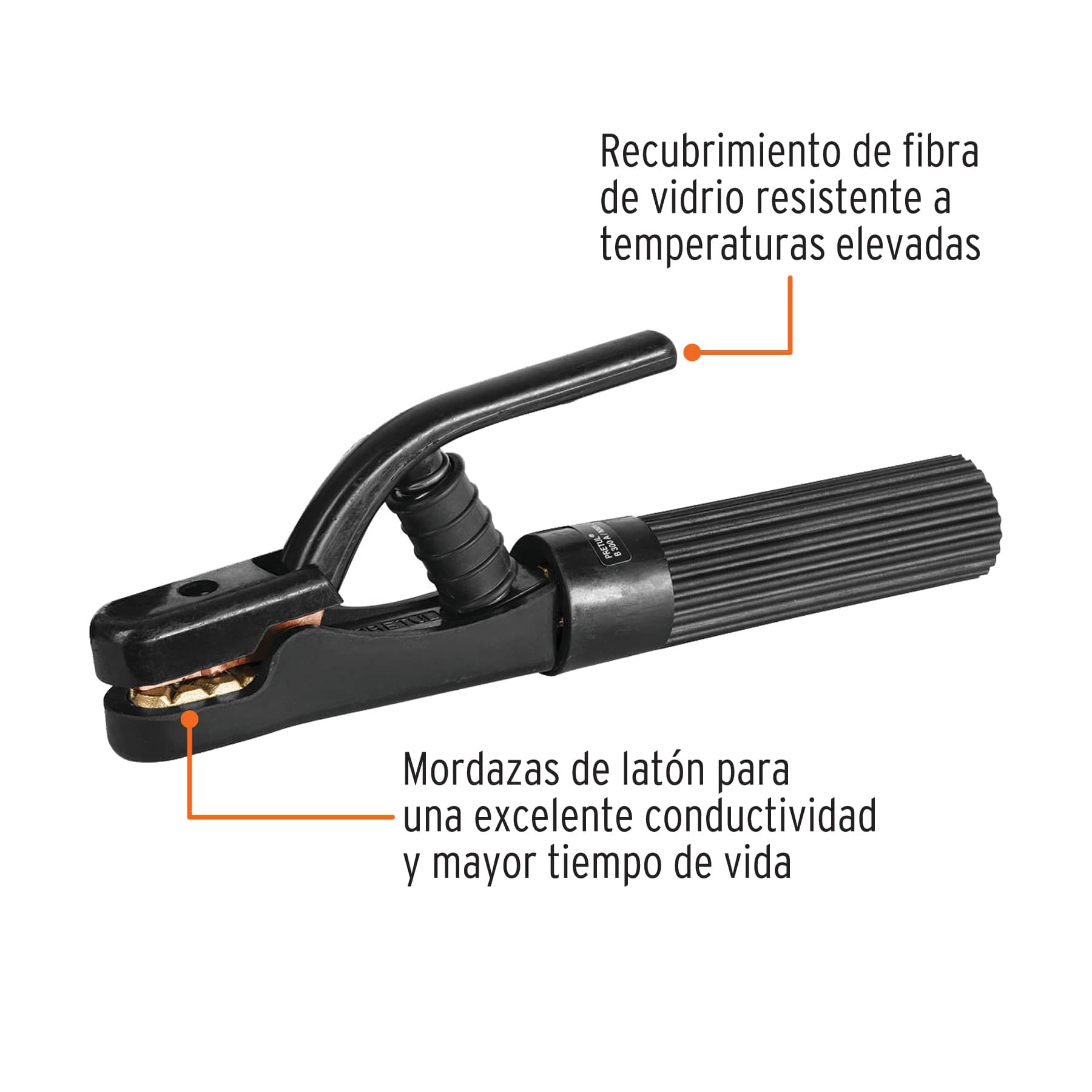Pinza porta electrodo de 300 A, Pretul
