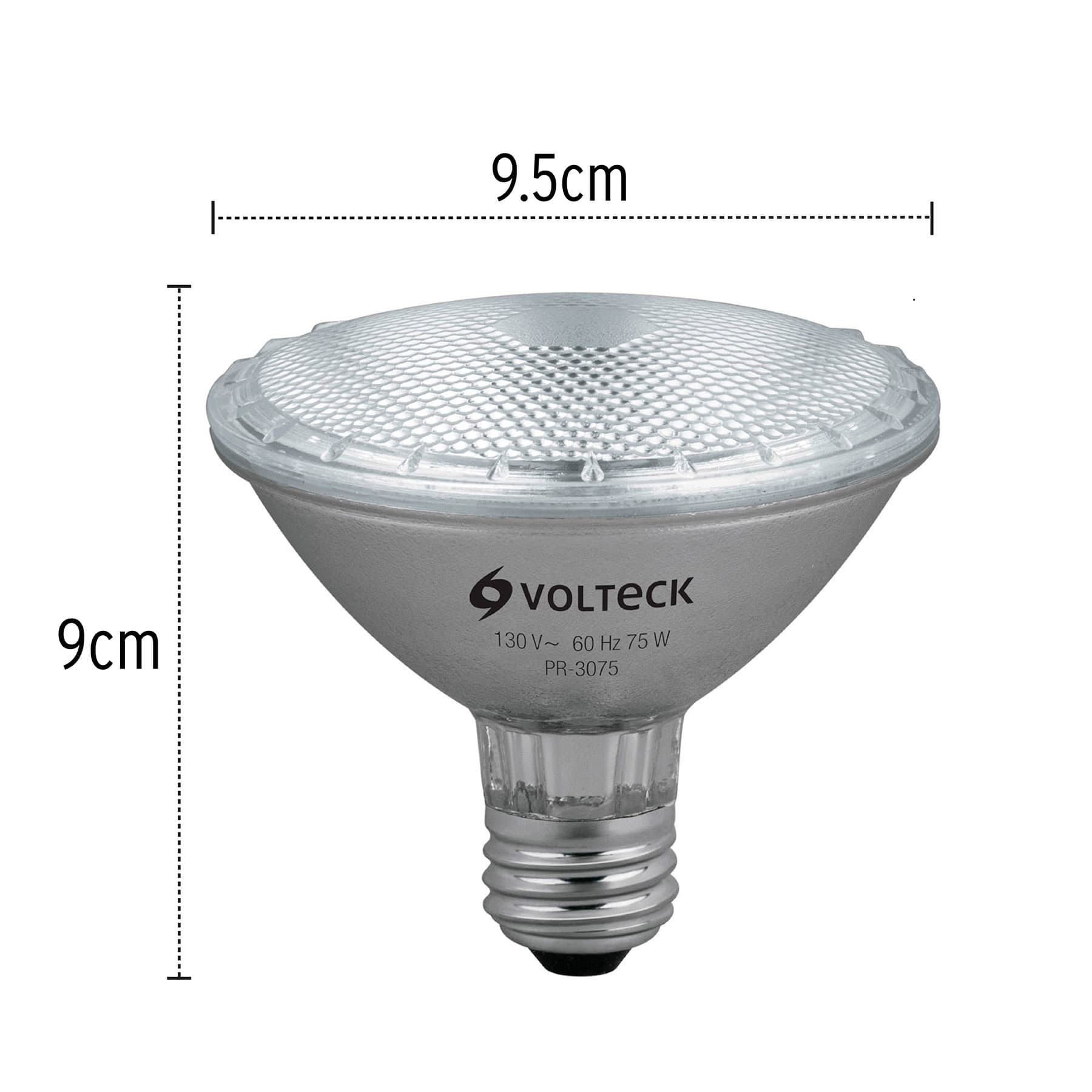 Lámpara de halógeno 75 W tipo PAR 30, en caja, Volteck