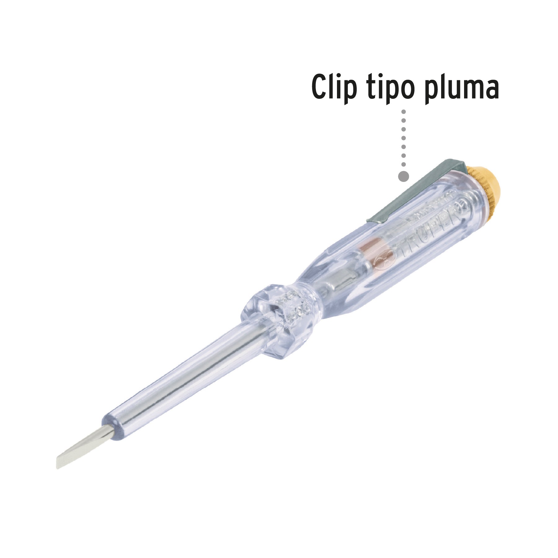 Probador de circuitos de corriente alterna 14 cm, Truper