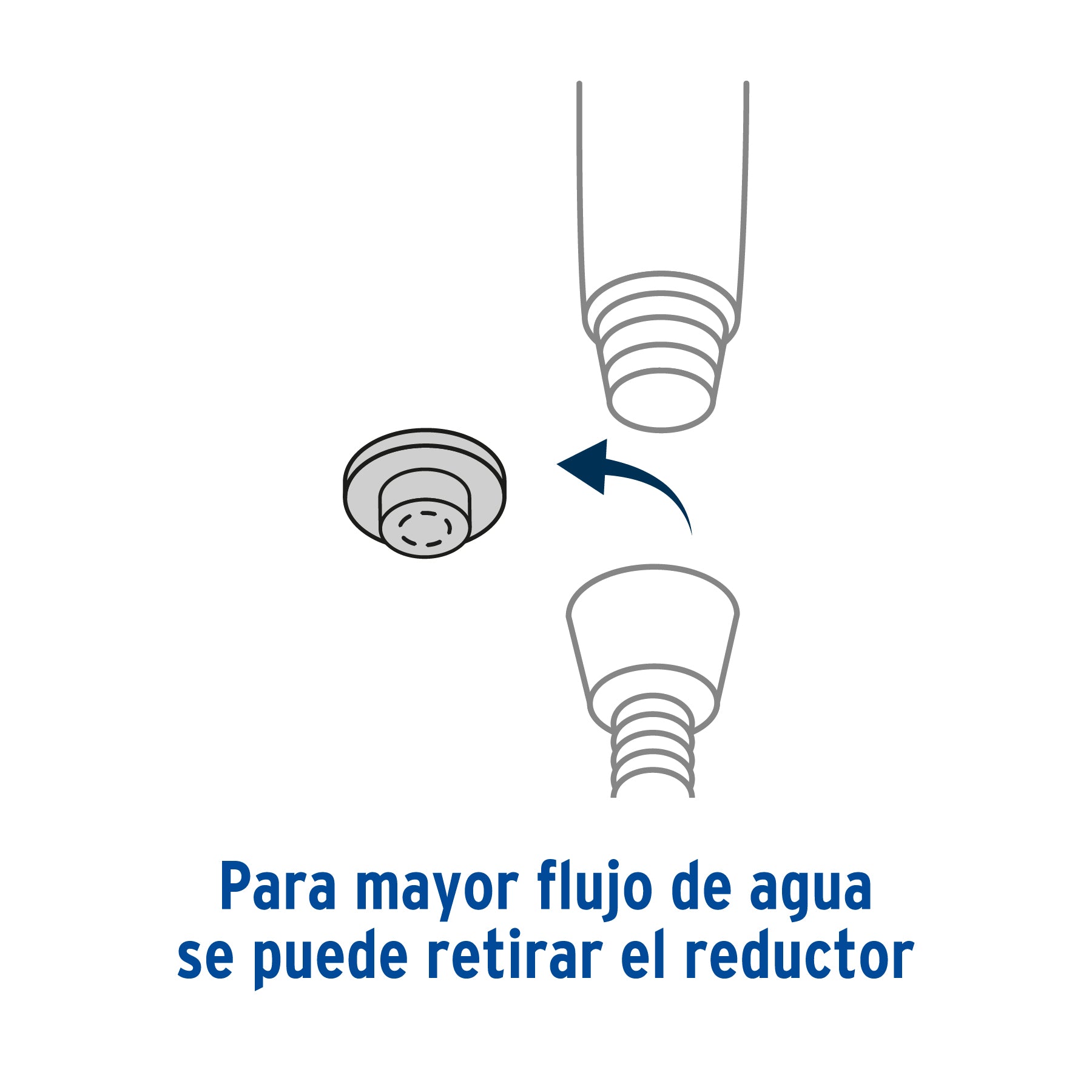 Regadera de teléfono con soporte, cromo, Foset RIVIERA