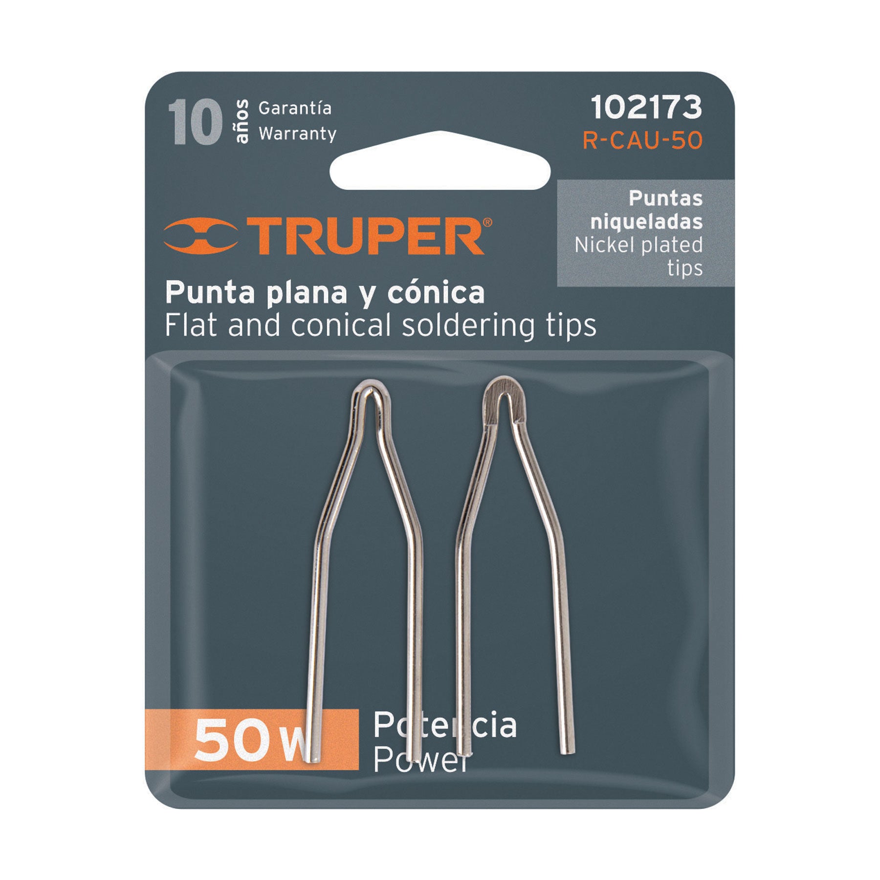 Juego de 2 puntas para cautín tipo pistola CAU-50, Truper